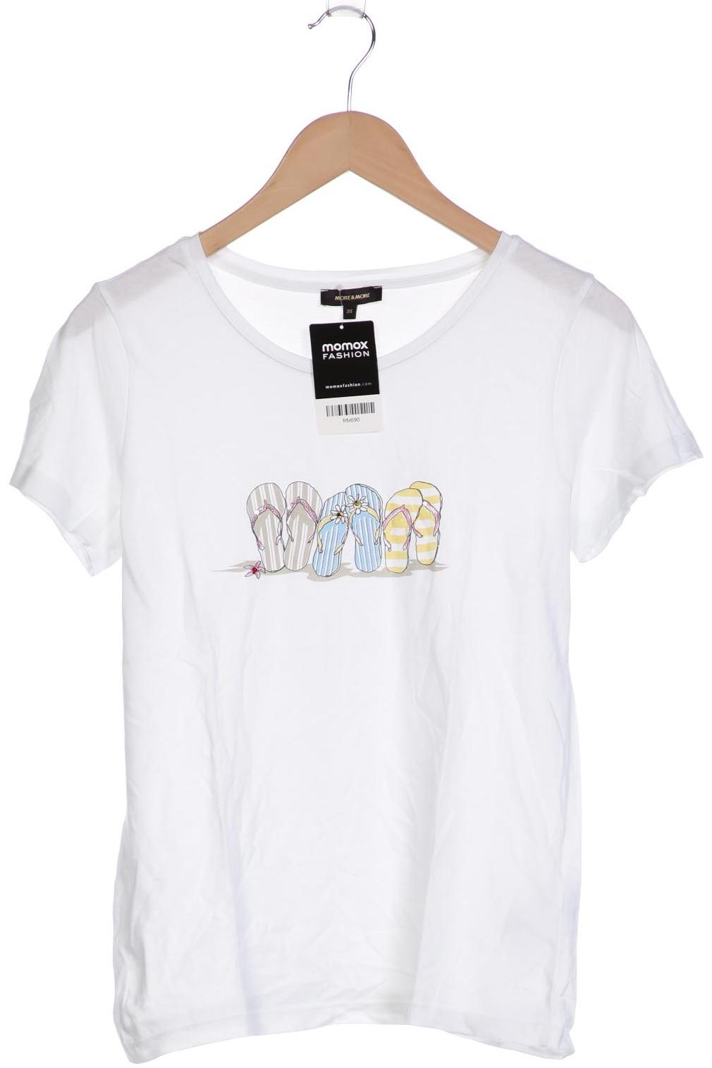 

More & More Damen T-Shirt, weiß, Gr. 38