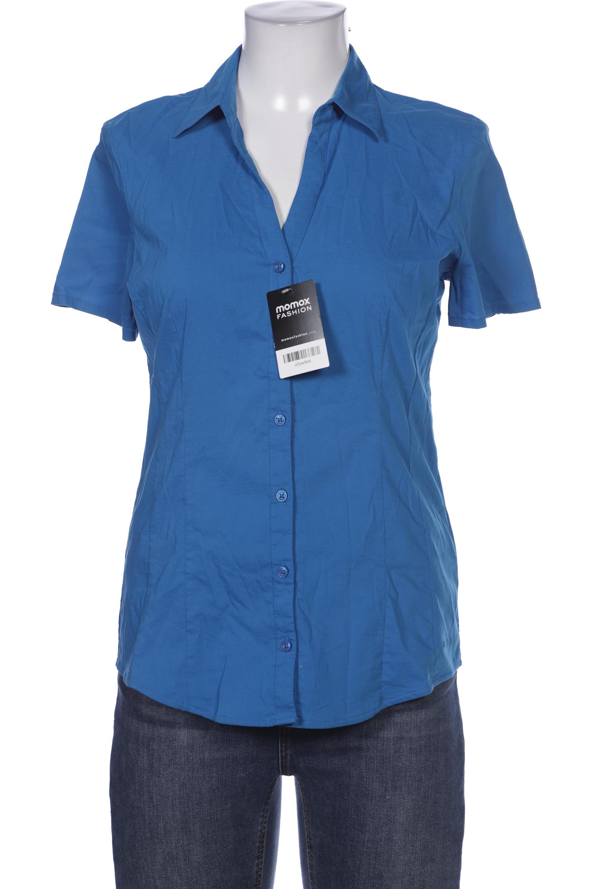 

More & More Damen Bluse, blau, Gr. 38