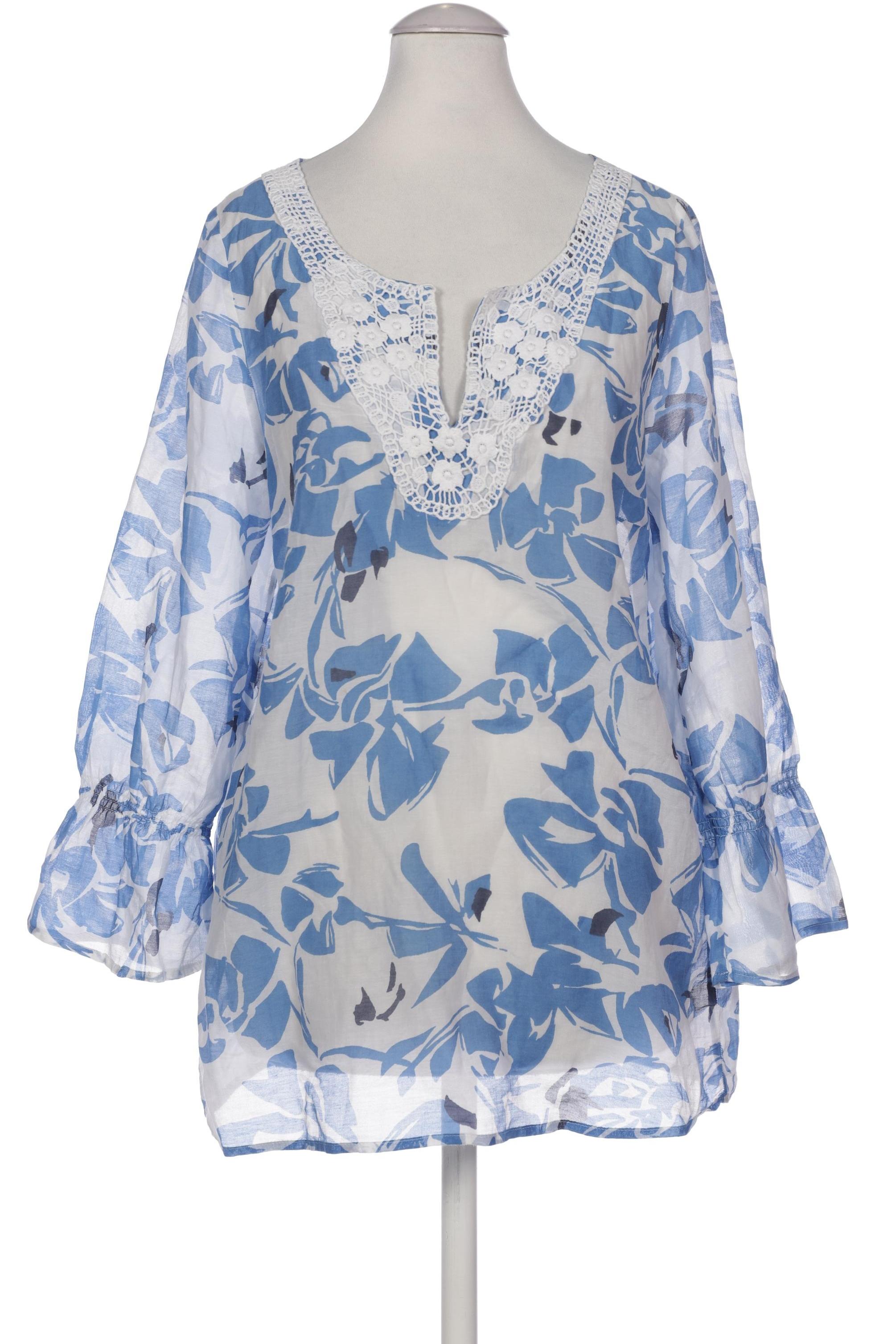 

More & More Damen Bluse, blau, Gr. 36