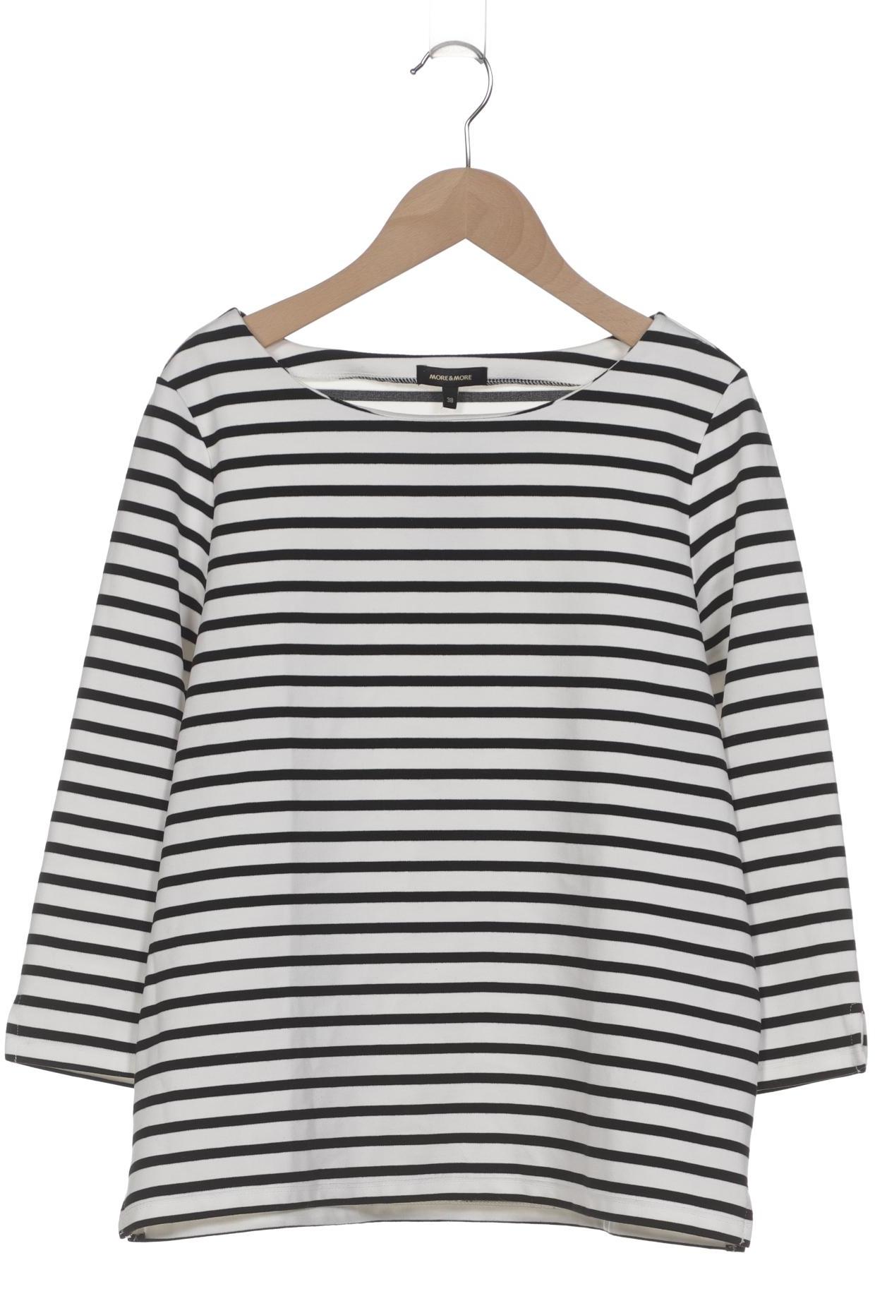 

More & More Damen Langarmshirt, weiß, Gr. 38