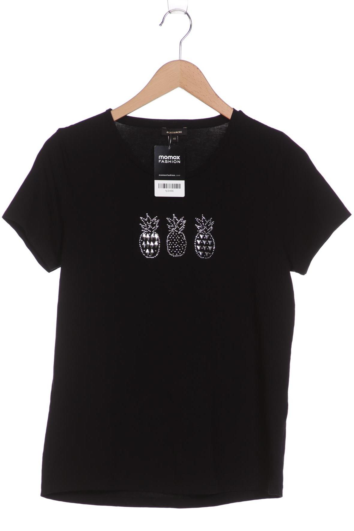 

More & More Damen T-Shirt, schwarz, Gr. 40