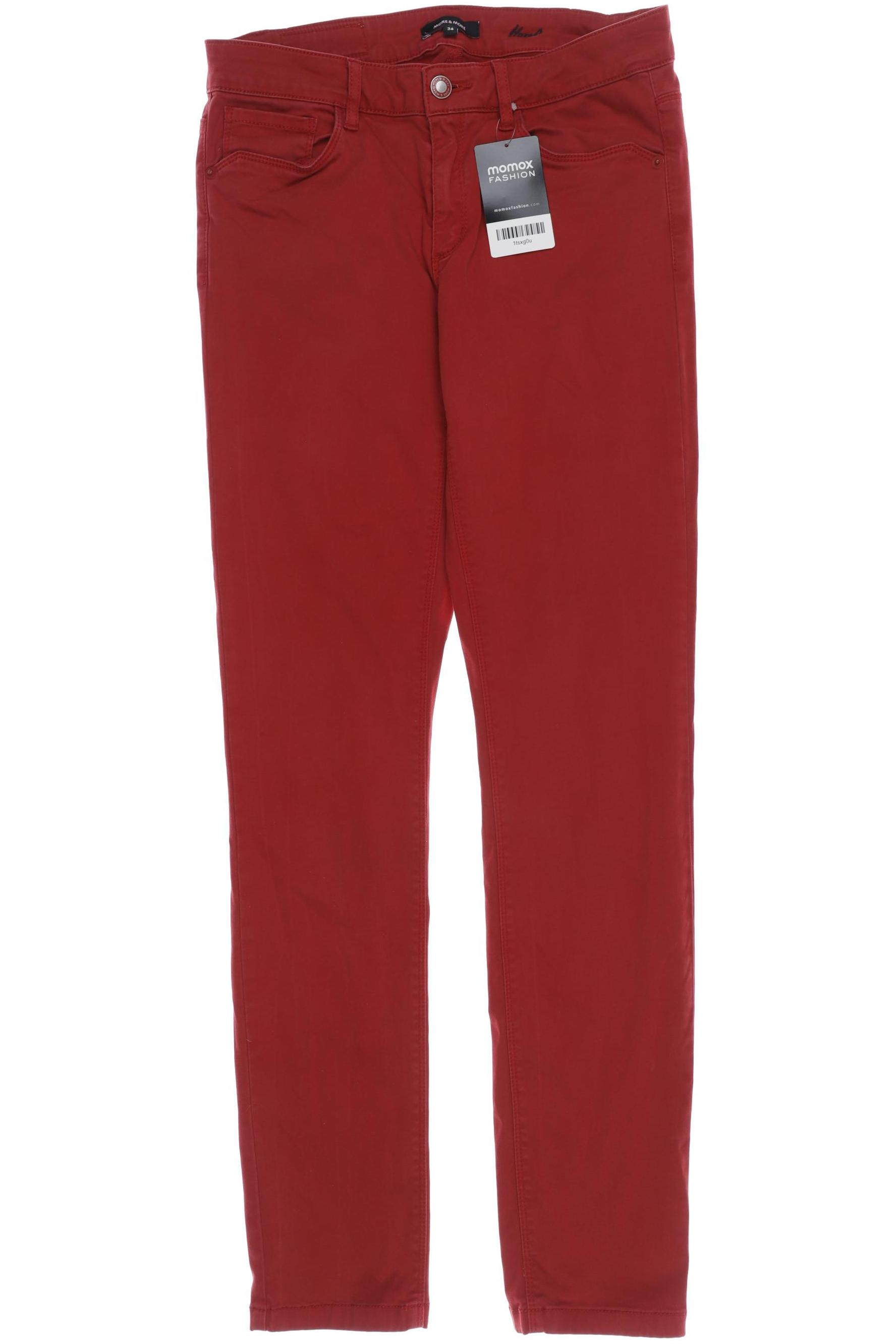 

More & More Damen Jeans, rot, Gr. 34