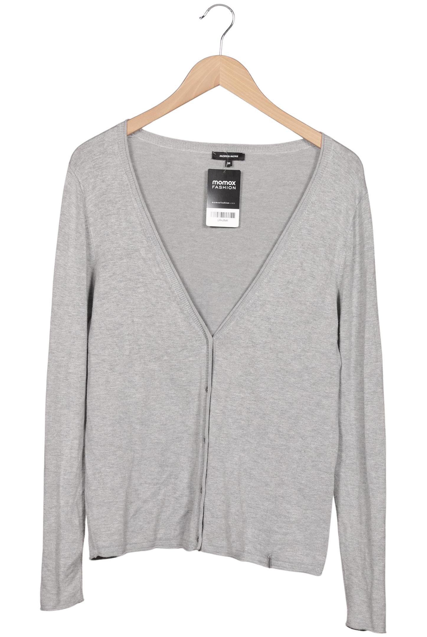 

More & More Damen Strickjacke, grau, Gr. 38