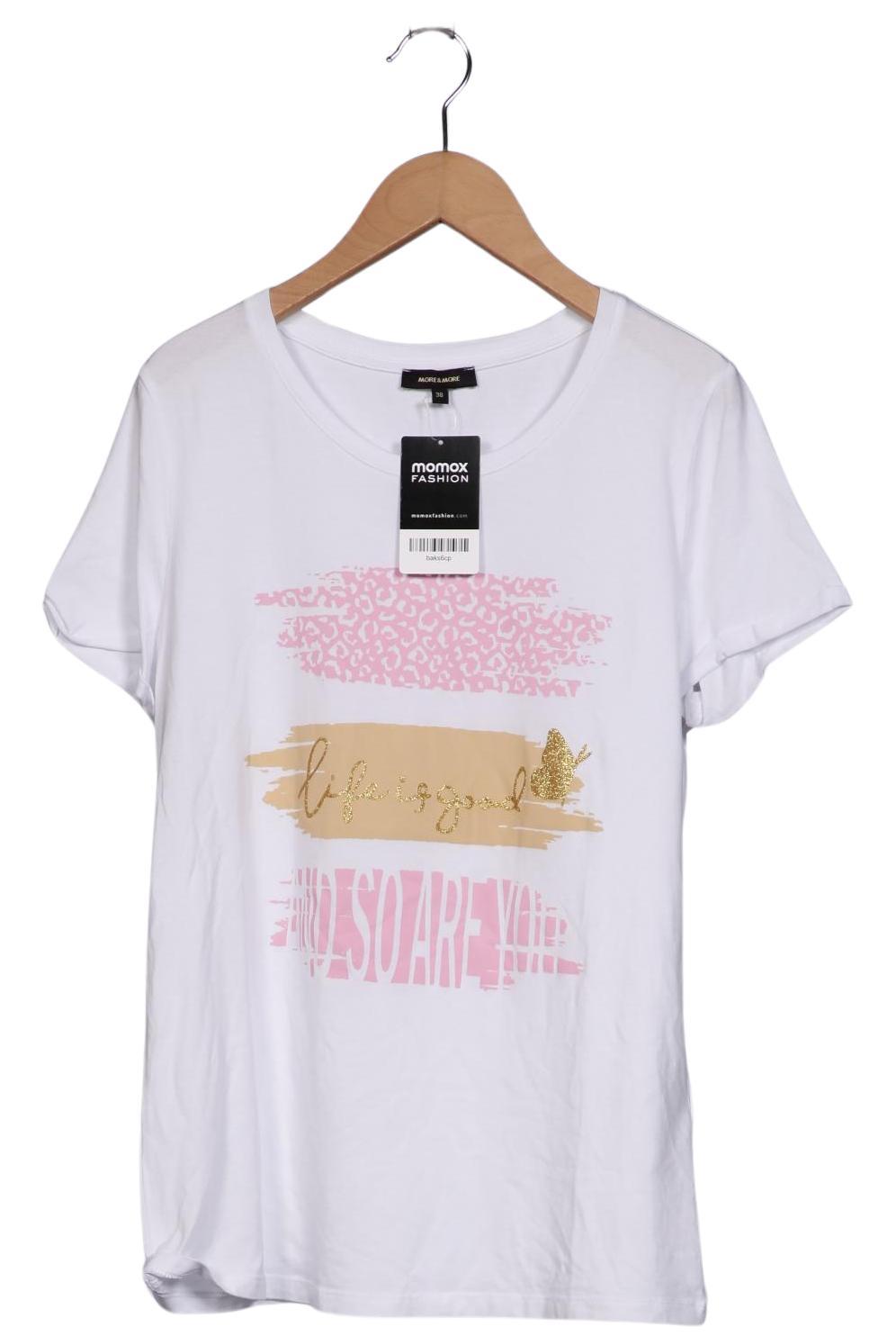 

More & More Damen T-Shirt, weiß, Gr. 38