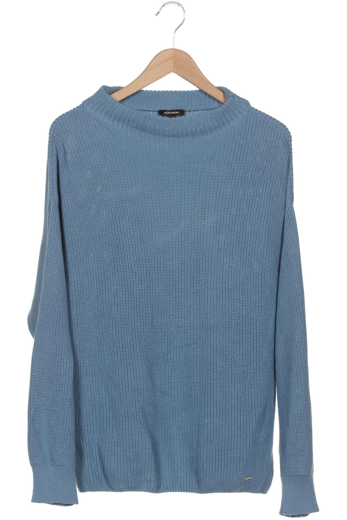 

More & More Damen Pullover, blau, Gr. 44