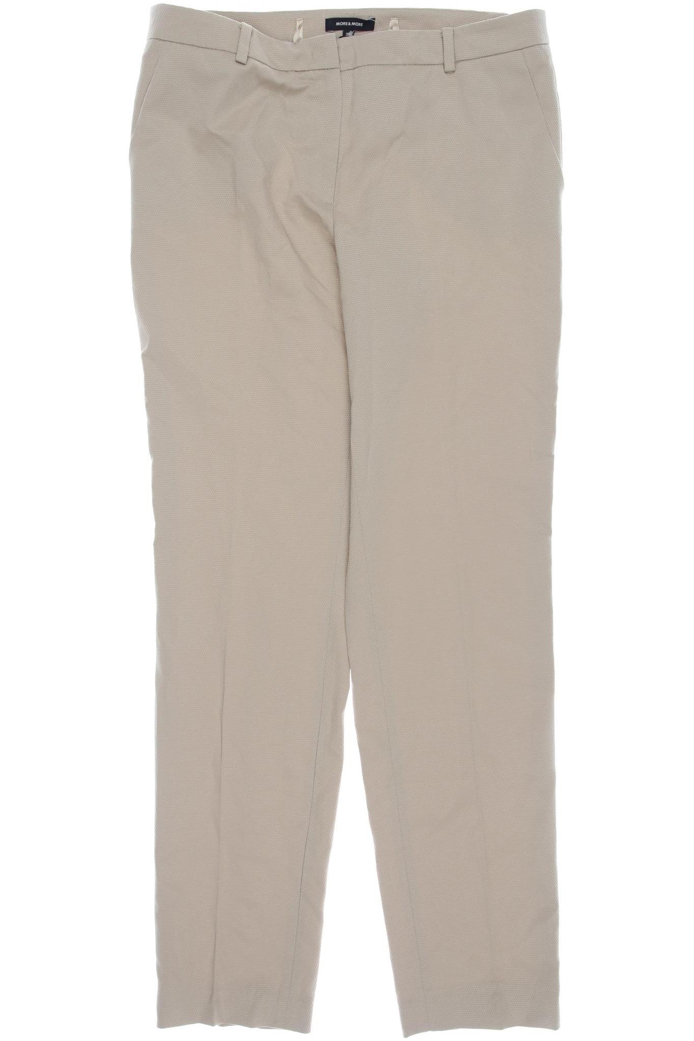 

More & More Damen Stoffhose, beige, Gr. 36