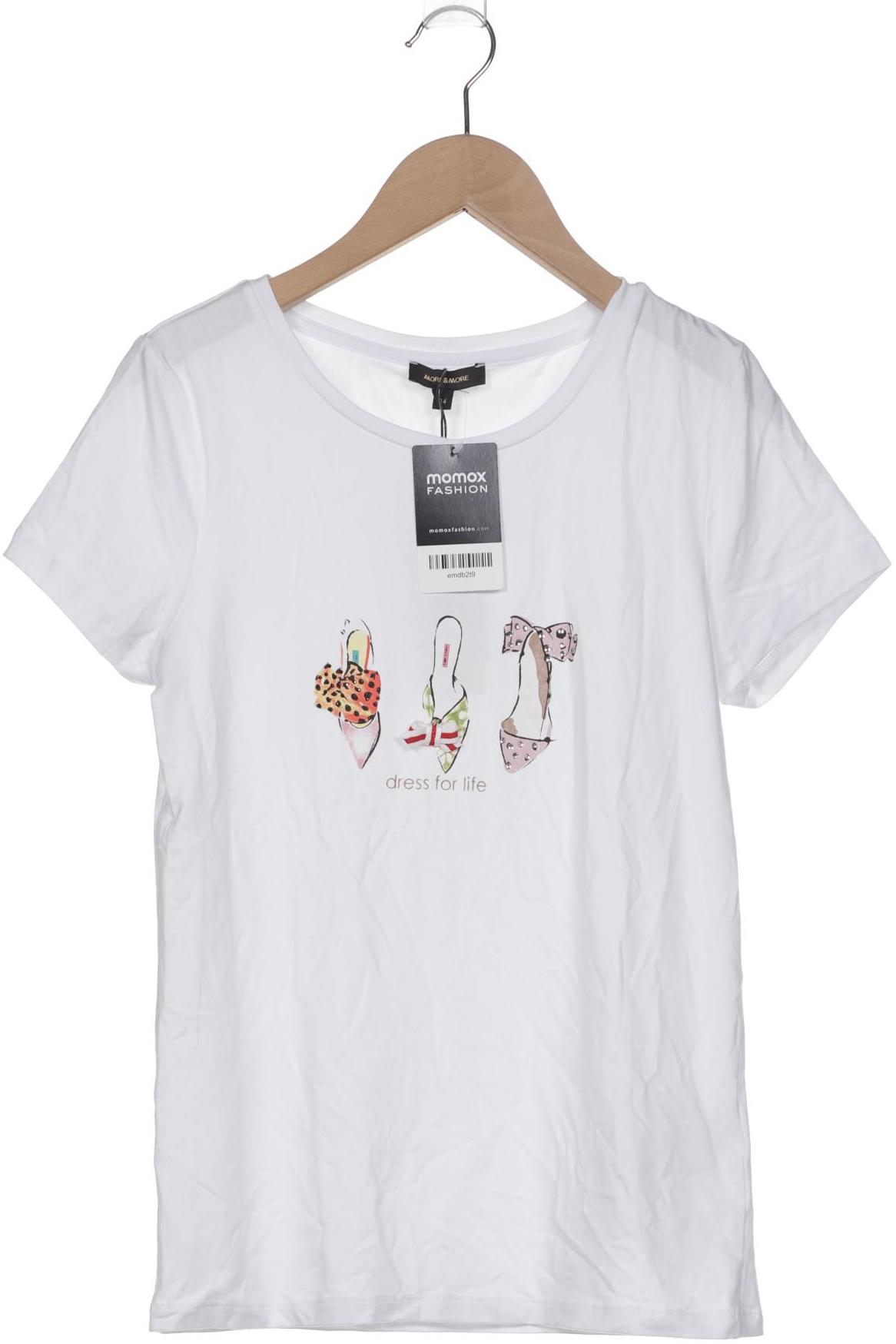 

More & More Damen T-Shirt, weiß, Gr. 34