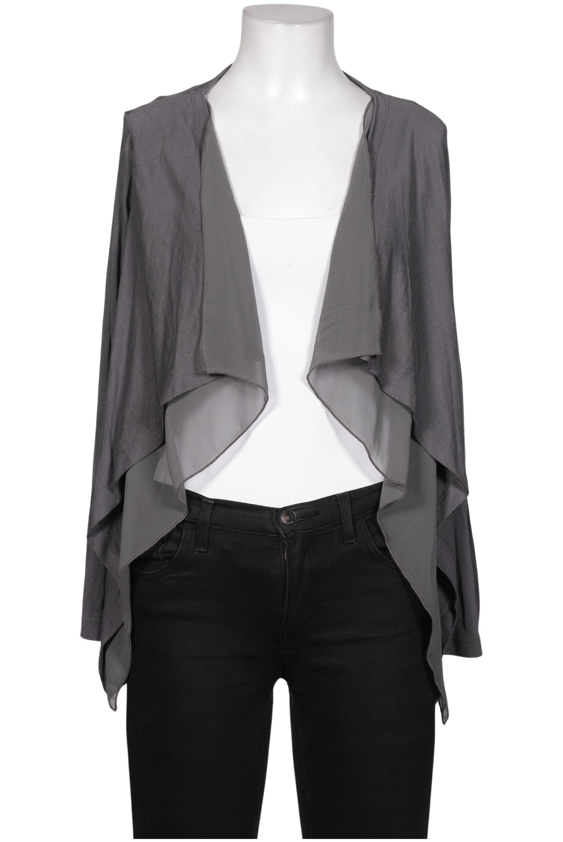 

More & More Damen Strickjacke, grau, Gr. 34