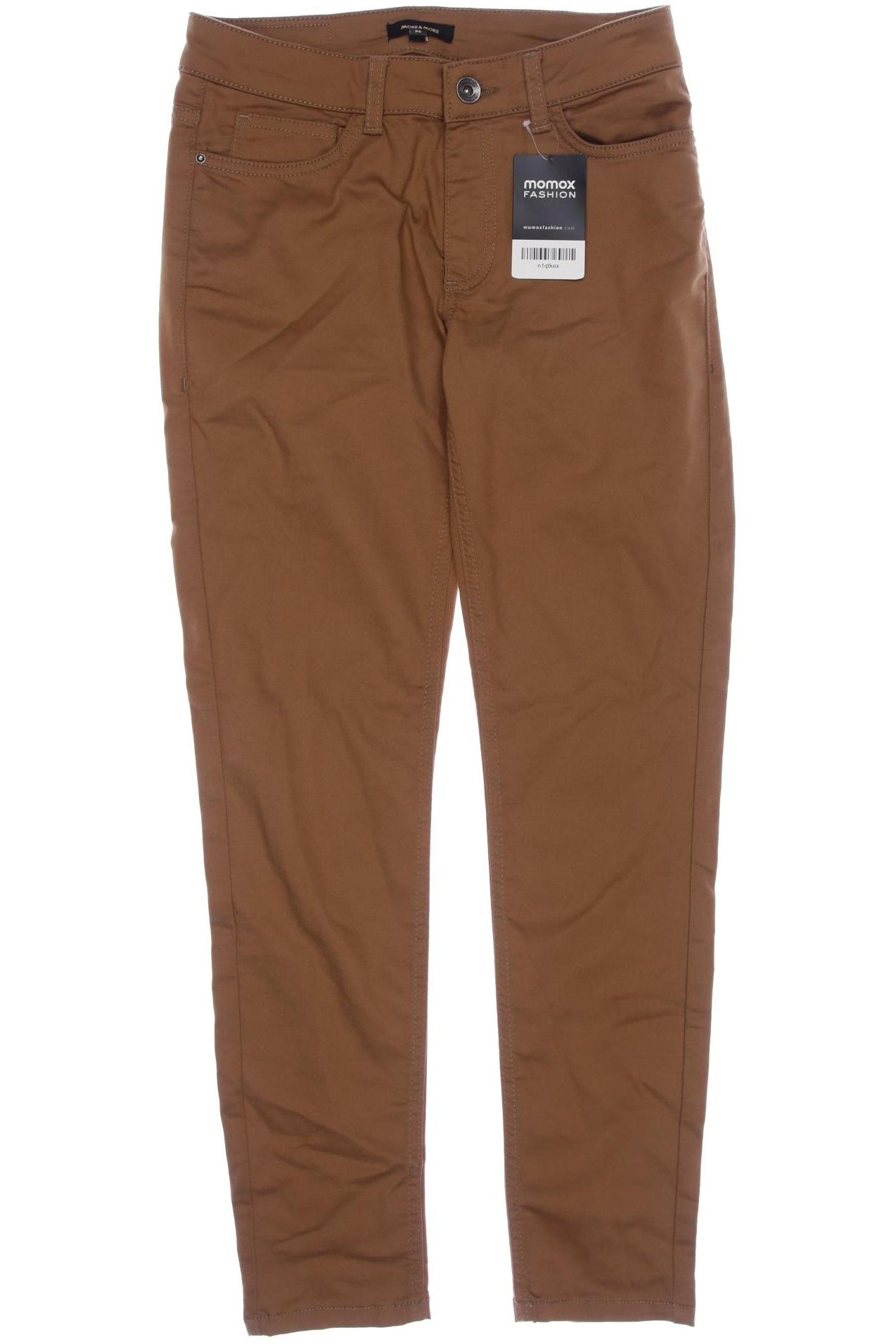 

More & More Damen Stoffhose, braun, Gr. 34