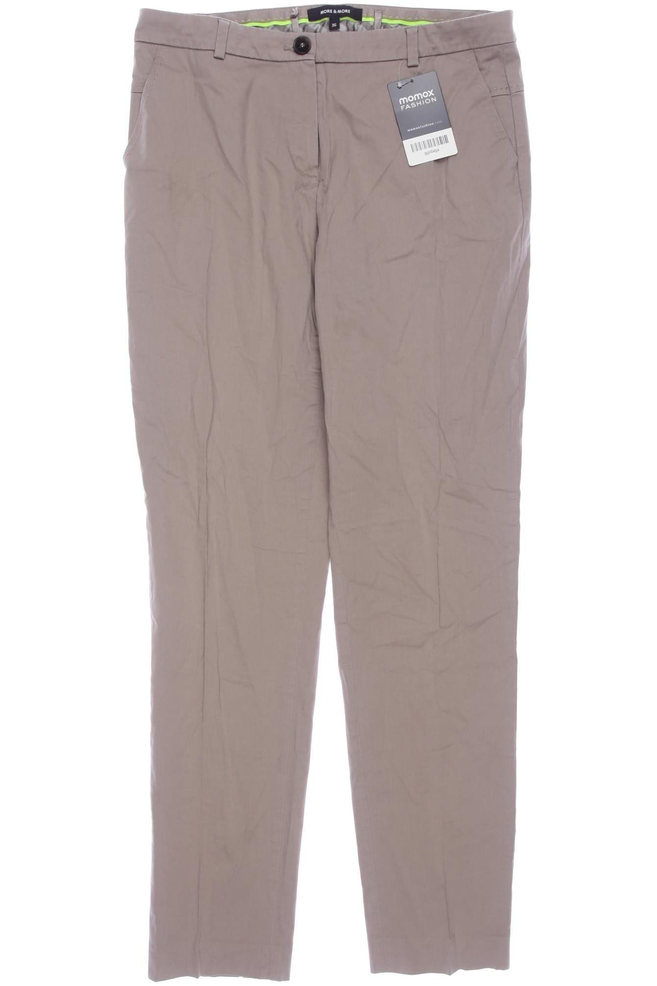 

More & More Damen Stoffhose, grau, Gr. 36