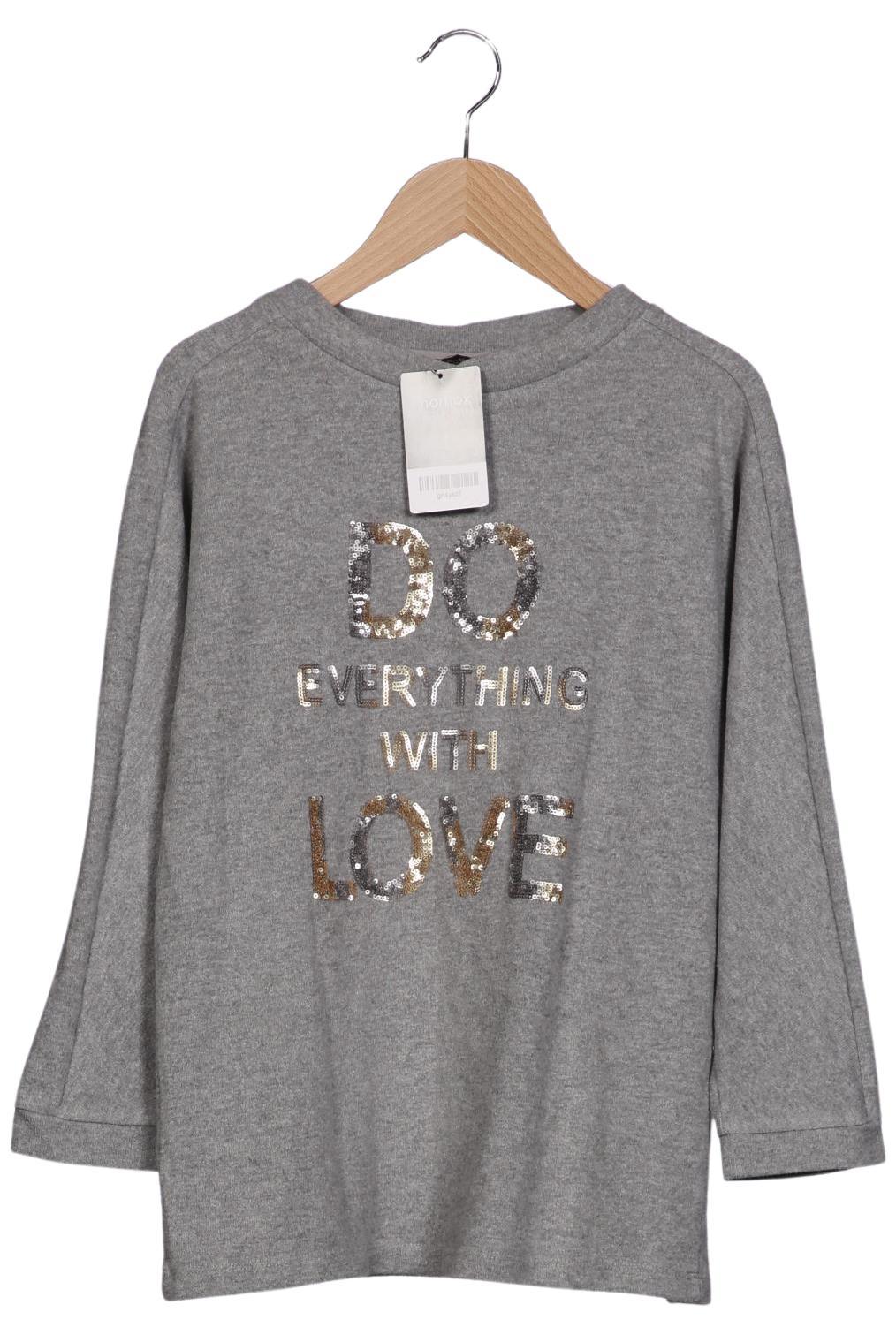 

More & More Damen Langarmshirt, grau, Gr. 34