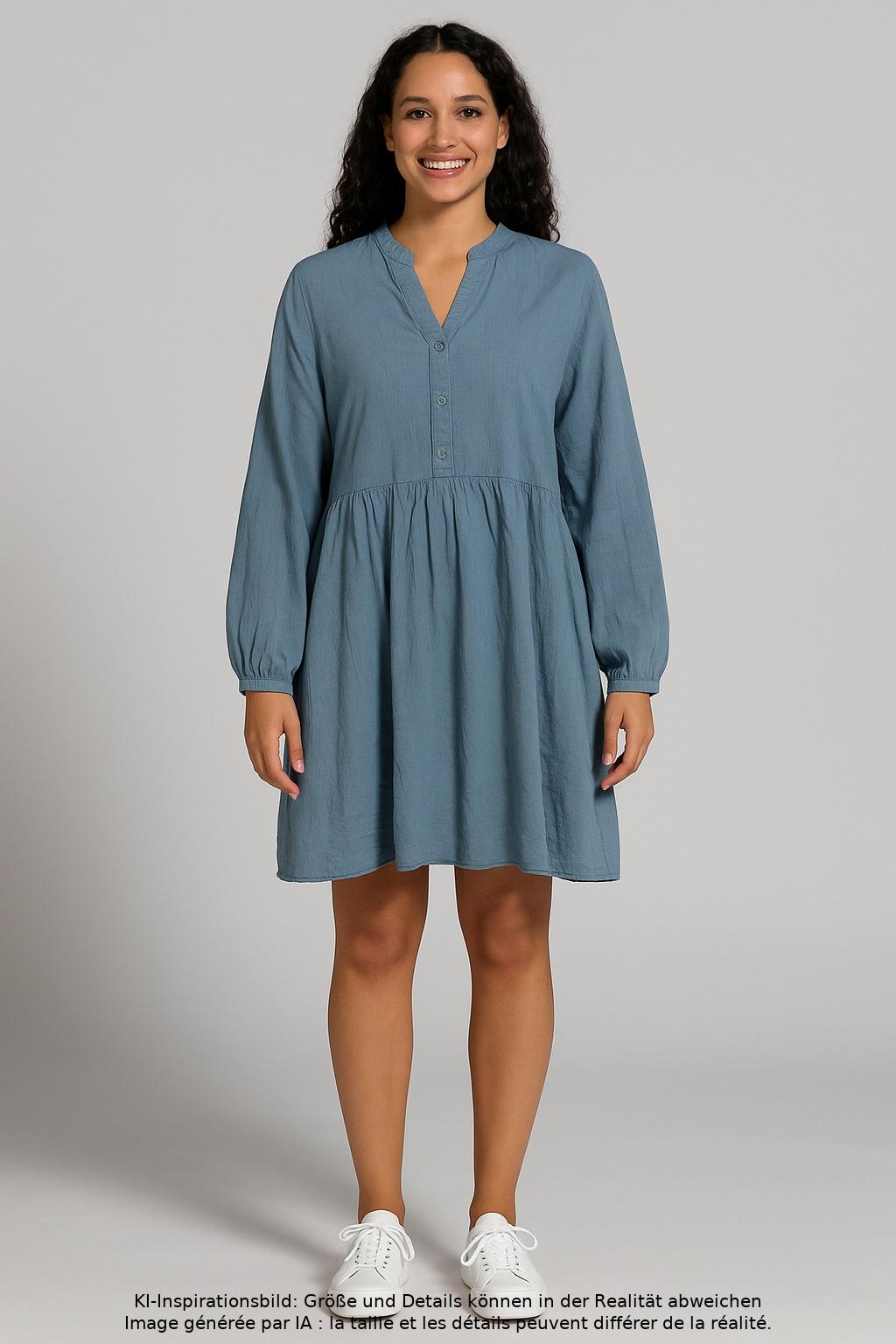 

More & More Damen Kleid, hellblau, Gr. 44