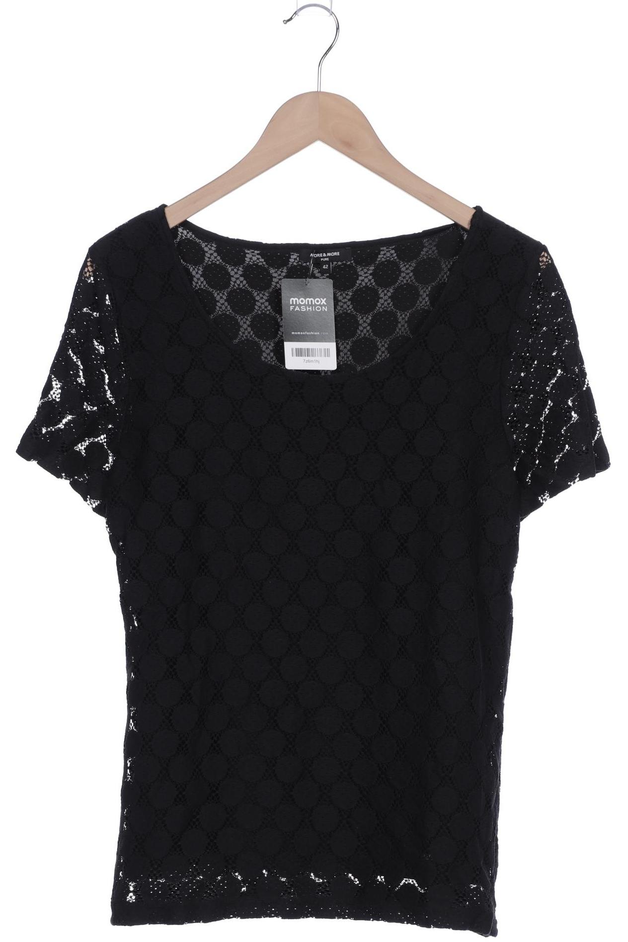 

More & More Damen T-Shirt, schwarz, Gr. 42
