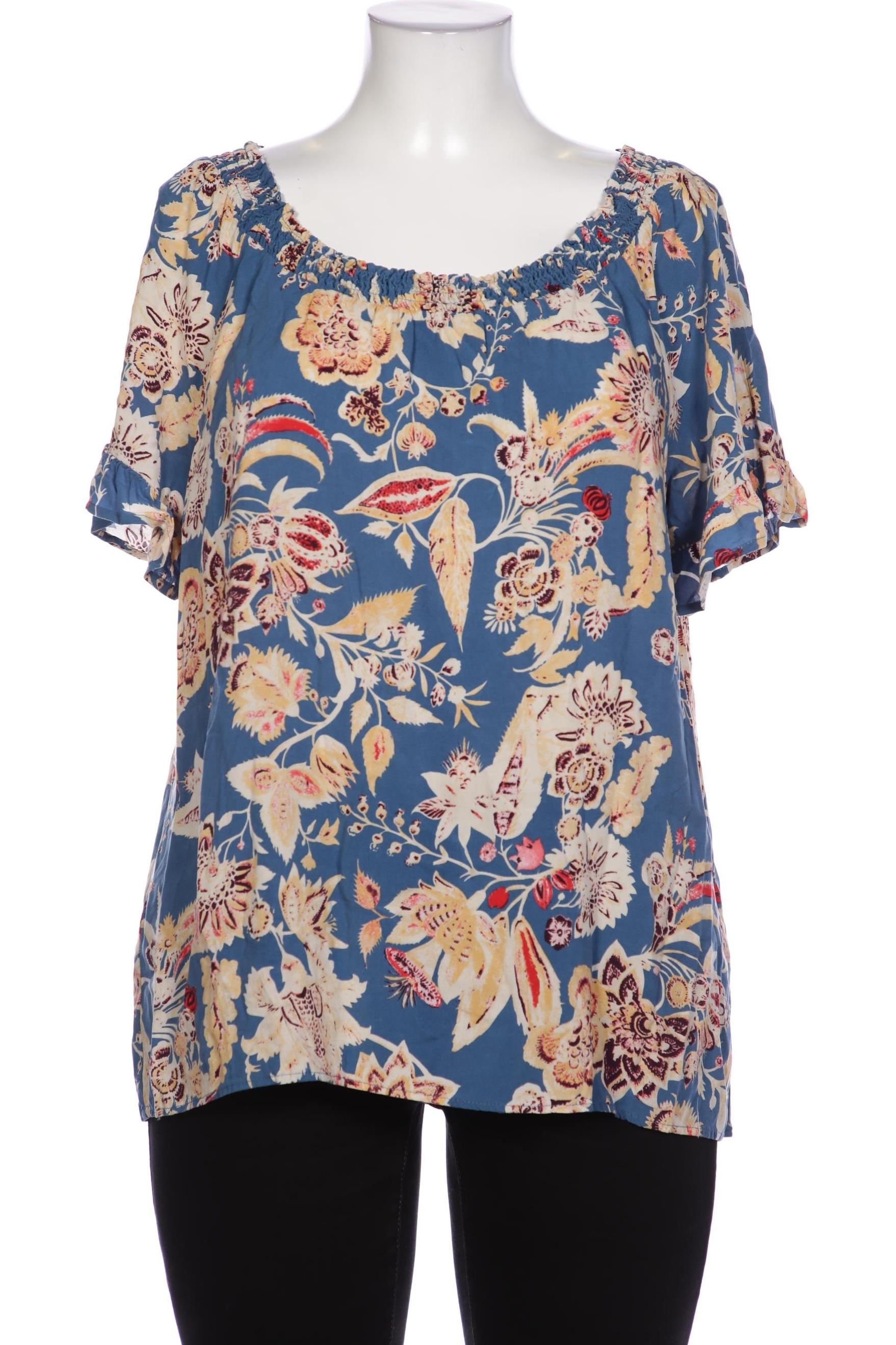 

More & More Damen Bluse, blau, Gr. 44