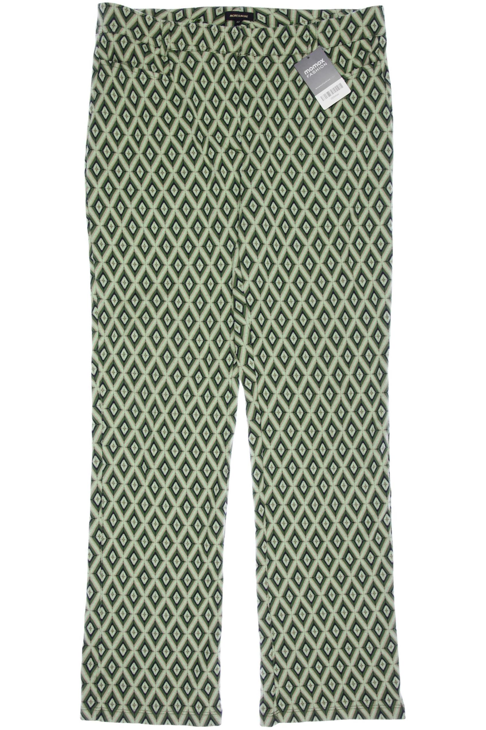 

More & More Damen Stoffhose, türkis, Gr. 42