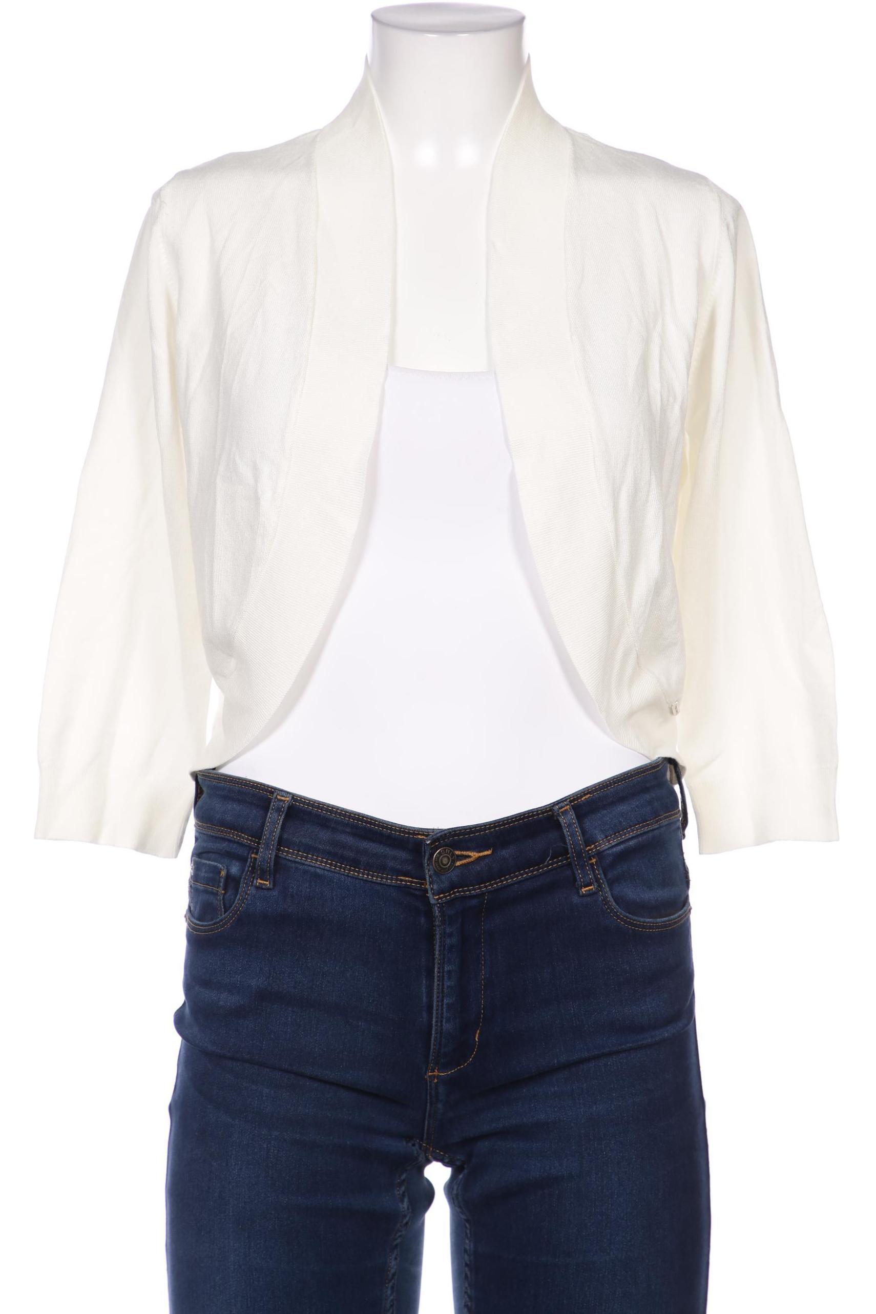 

More & More Damen Strickjacke, weiß, Gr. 38