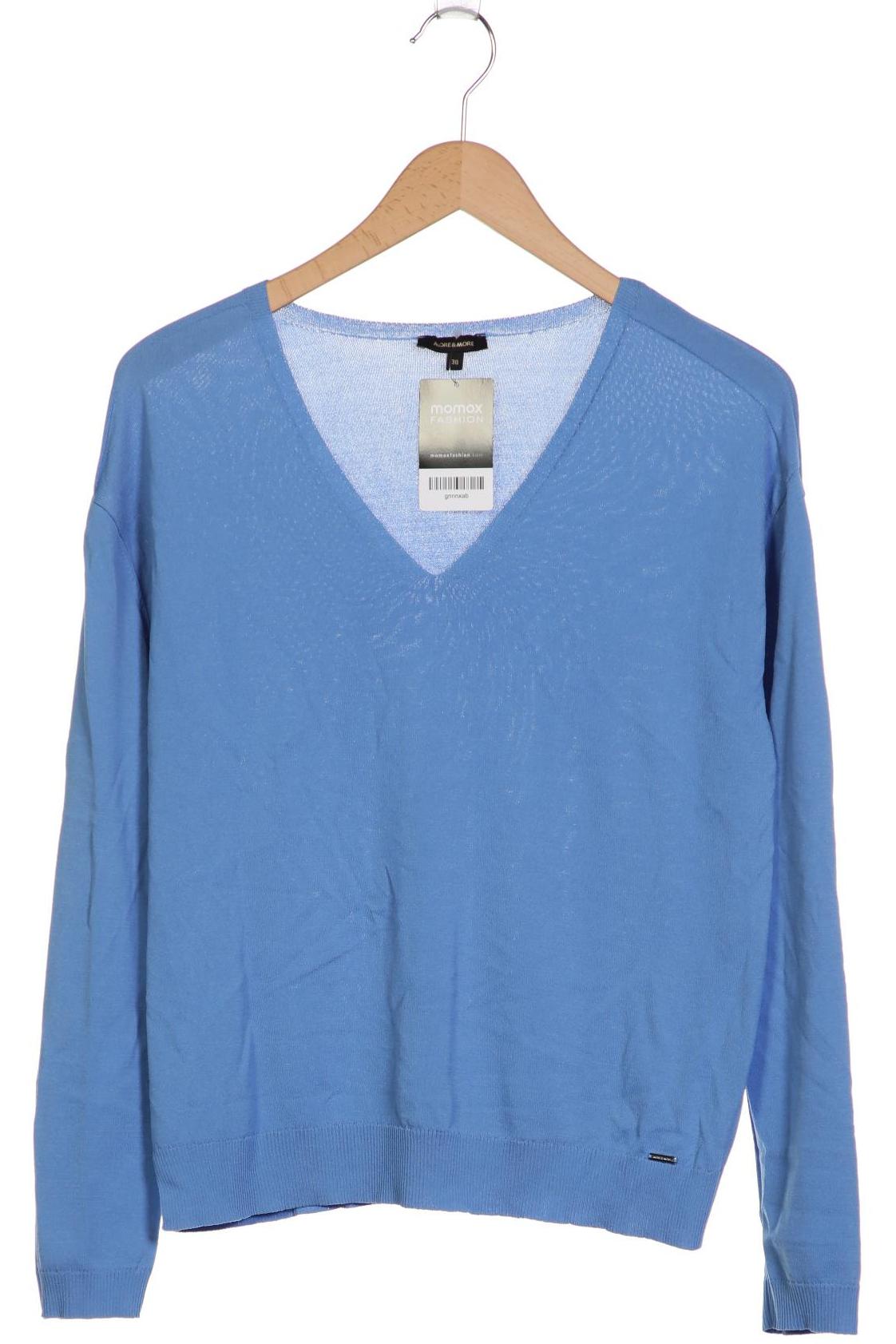 

More & More Damen Pullover, blau, Gr. 38