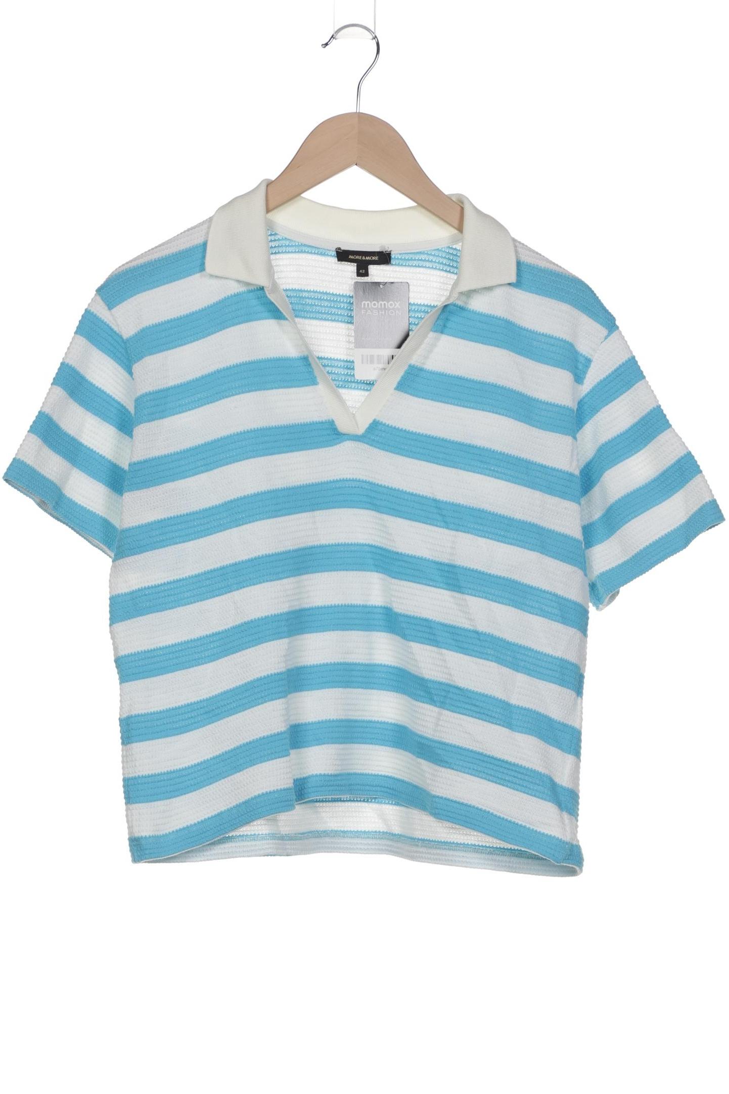 

More & More Damen Poloshirt, blau, Gr. 42