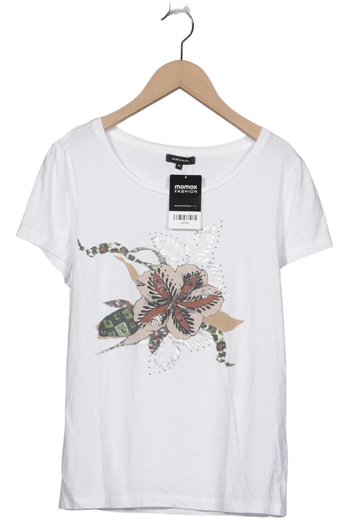 

More & More Damen T-Shirt, weiß, Gr. 38