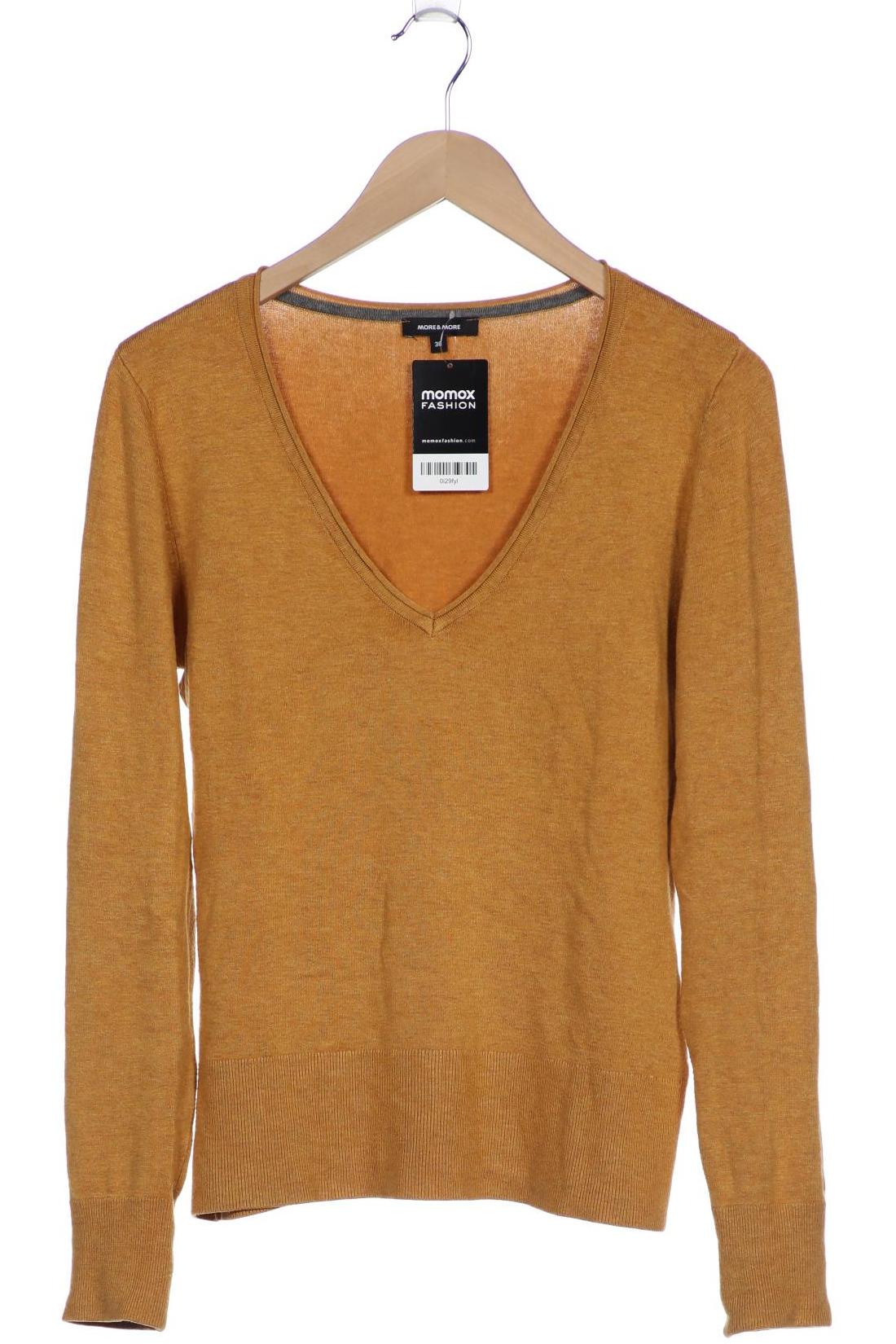 

More & More Damen Pullover, gelb, Gr. 38