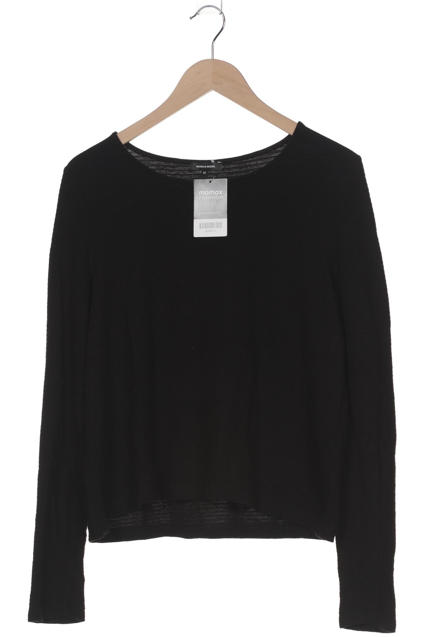 

More & More Damen Langarmshirt, schwarz, Gr. 42