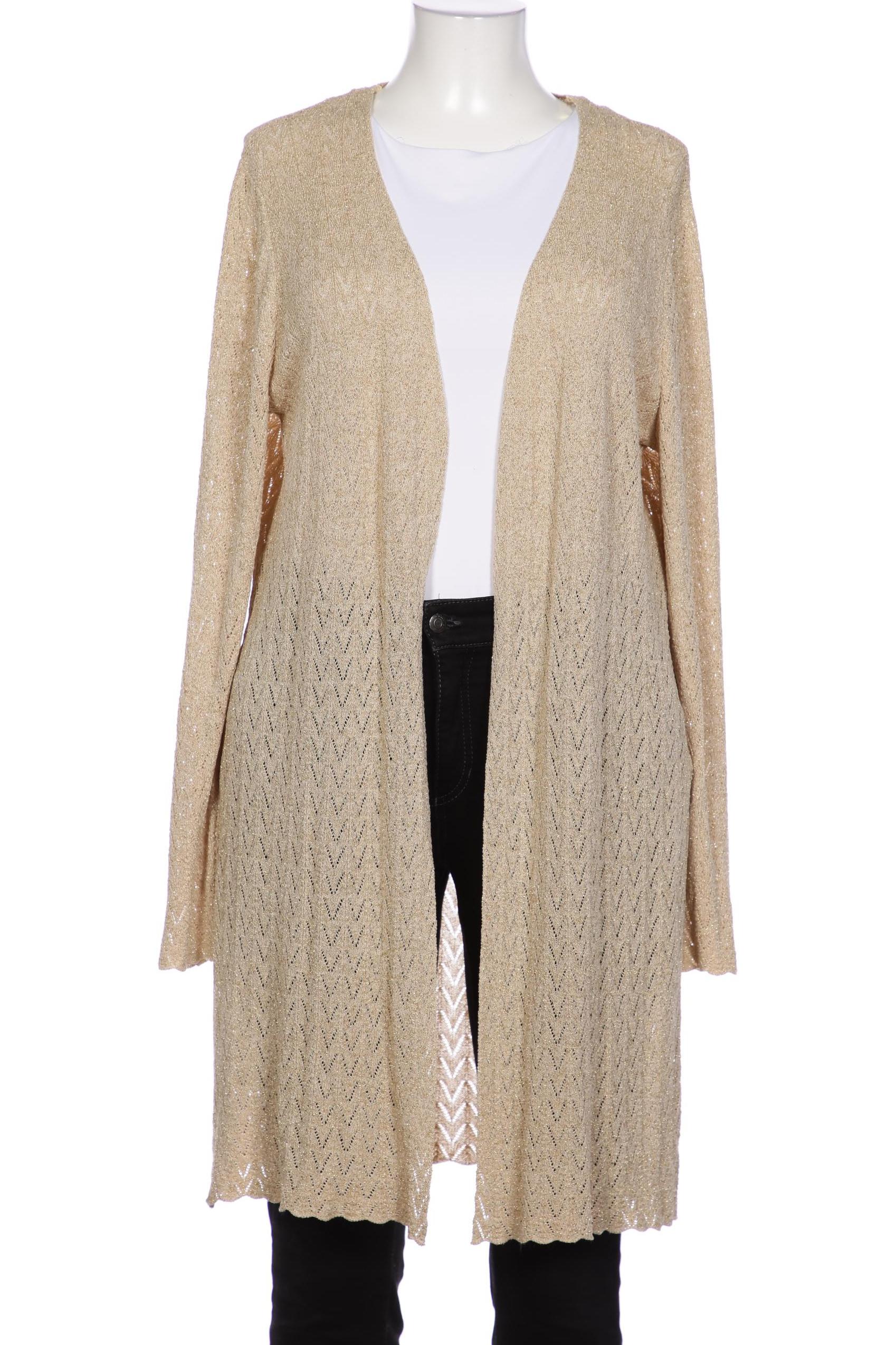 

More & More Damen Strickjacke, gold, Gr. 44