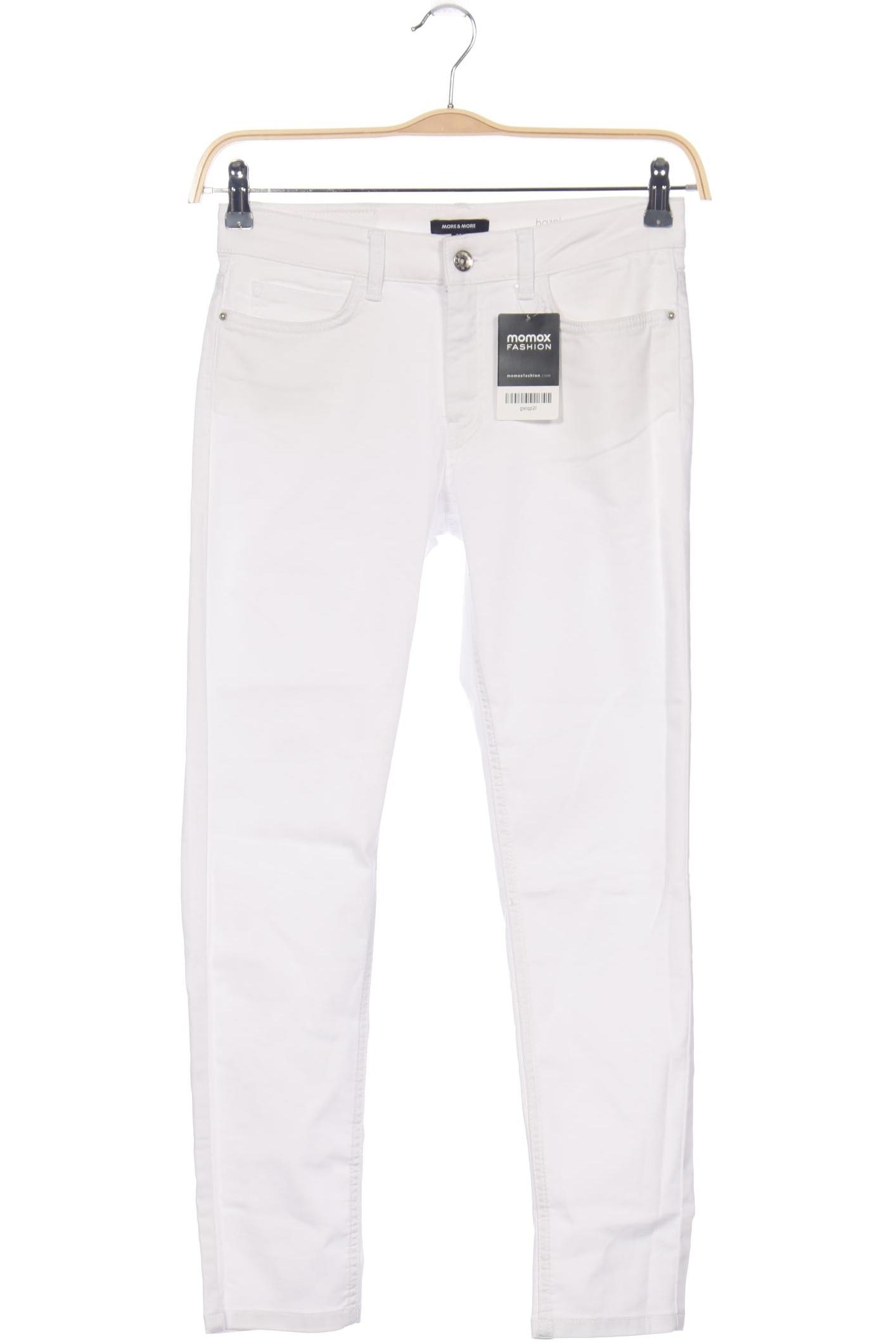 

More & More Damen Jeans, weiß, Gr. 34