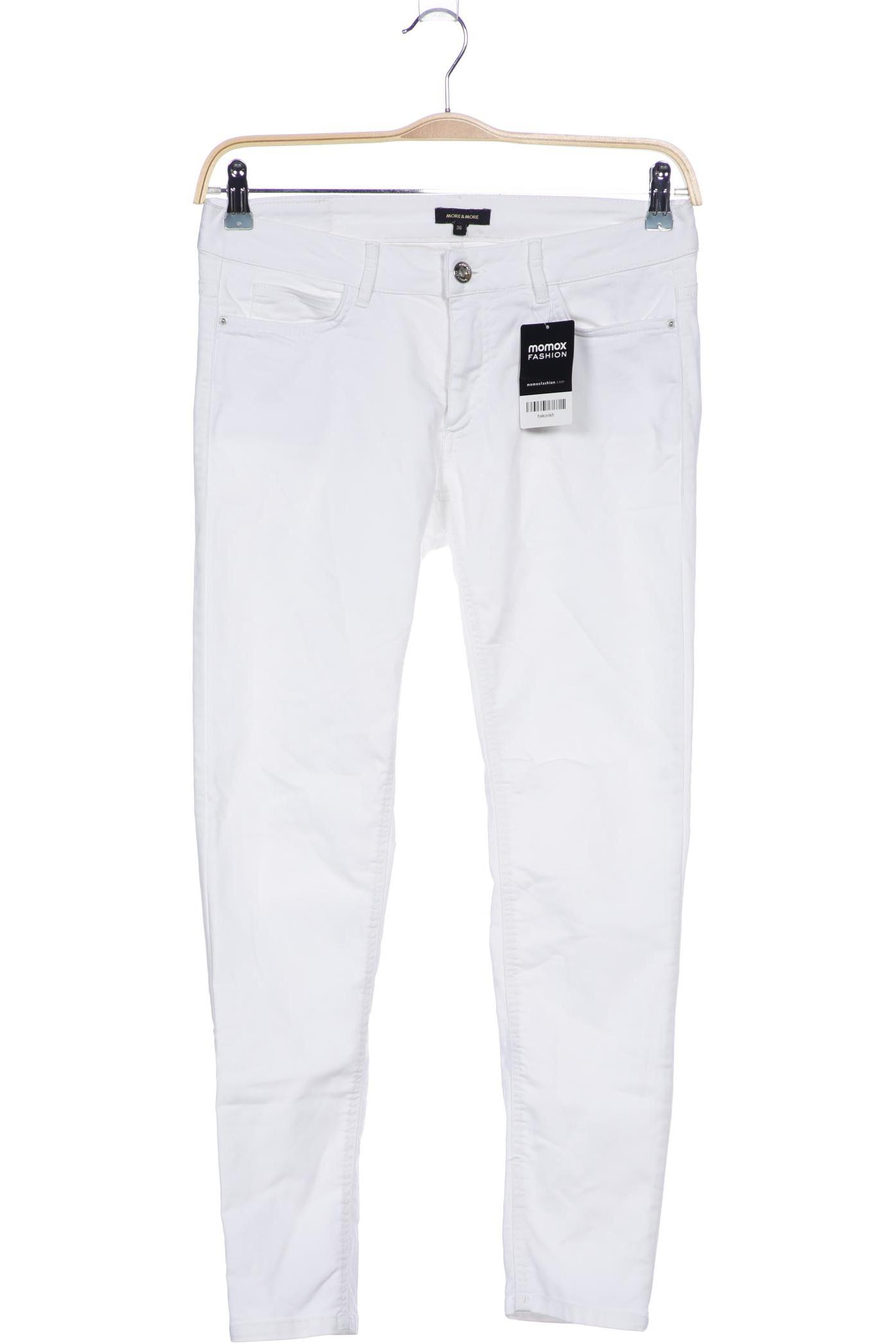 

More & More Damen Jeans, weiß, Gr. 36