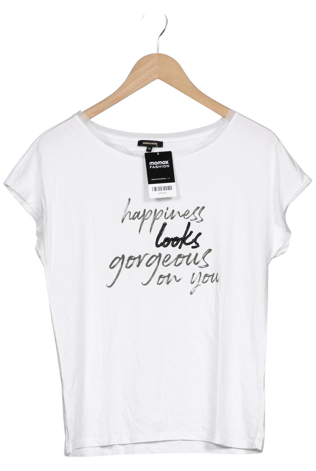 

More & More Damen T-Shirt, weiß, Gr. 36