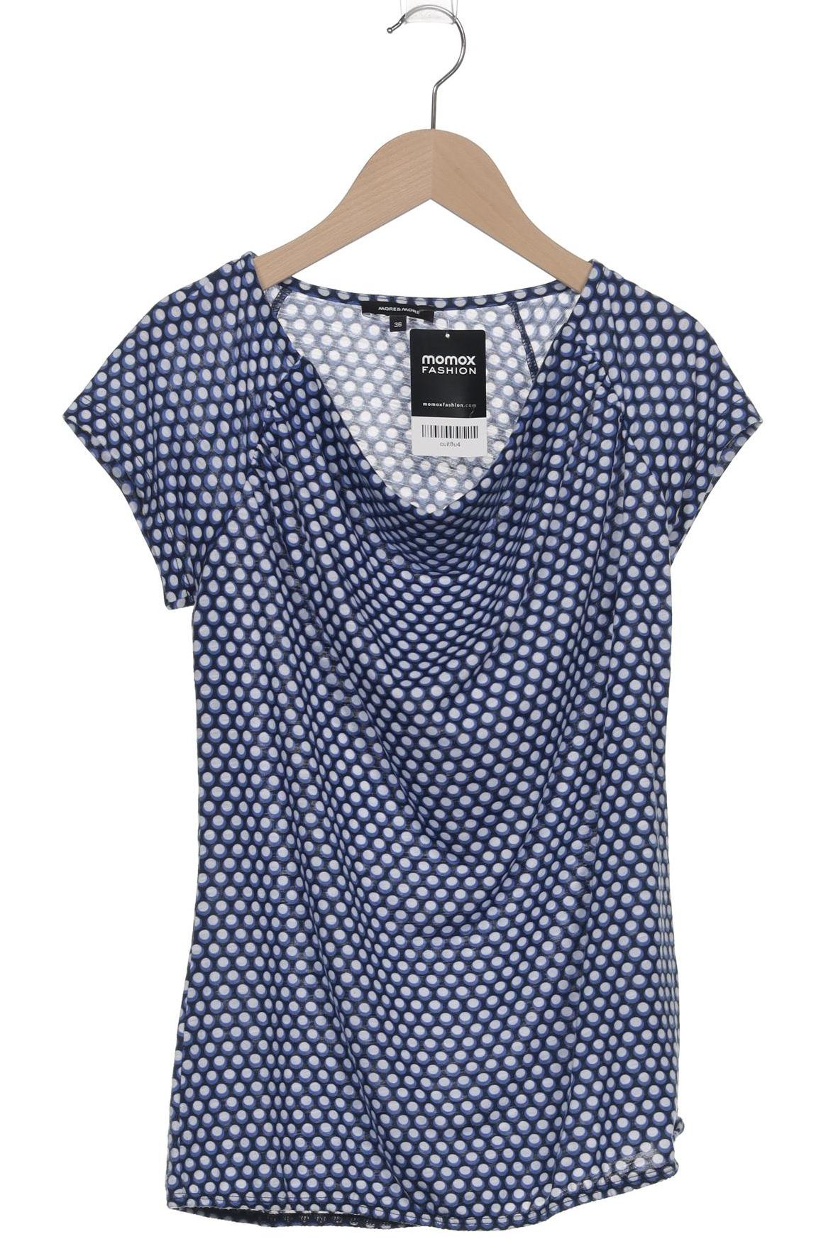 

More & More Damen T-Shirt, blau, Gr. 36