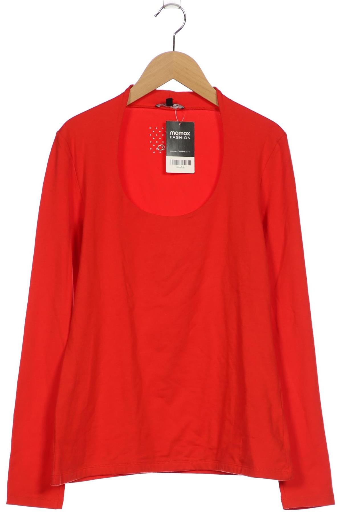 

More & More Damen Langarmshirt, rot, Gr. 42