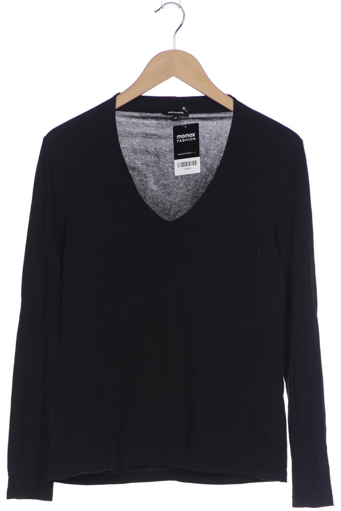 

More & More Damen Langarmshirt, schwarz, Gr. 40