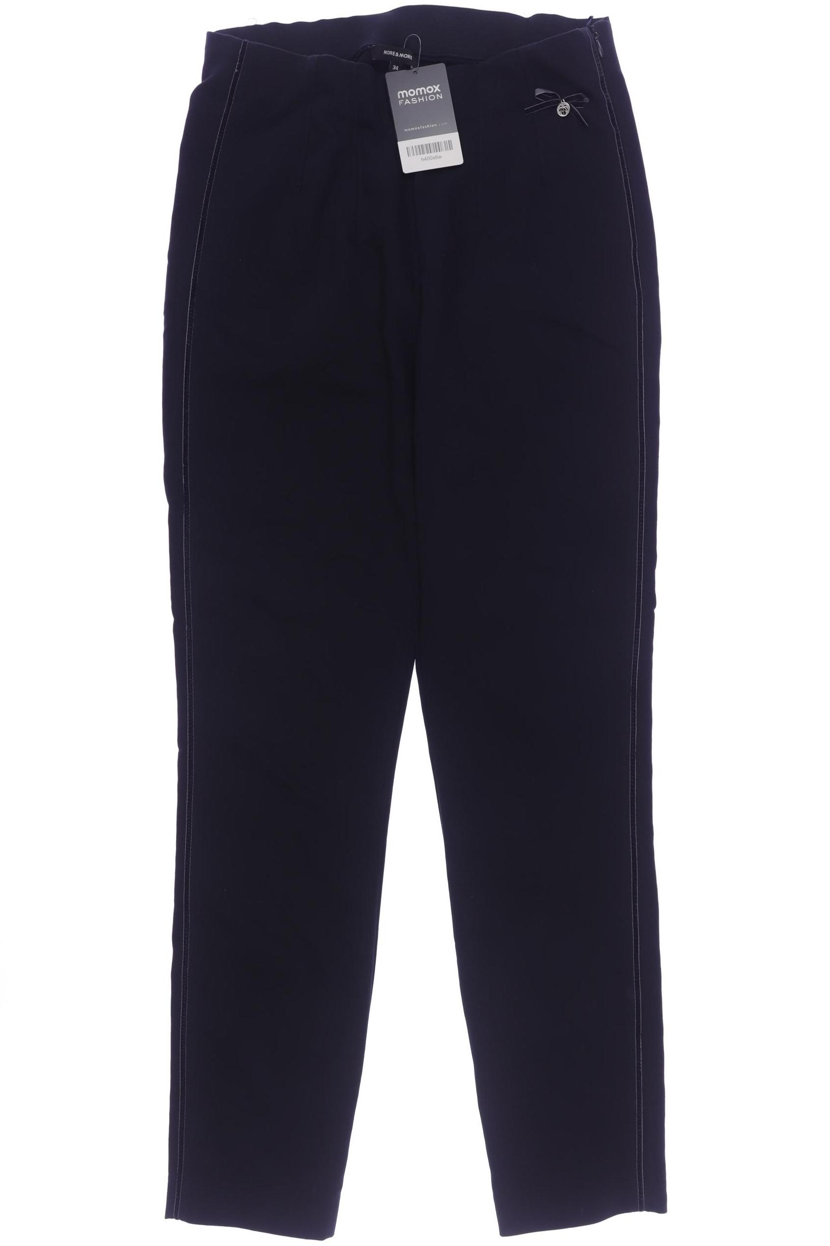 

More & More Damen Stoffhose, marineblau, Gr. 34
