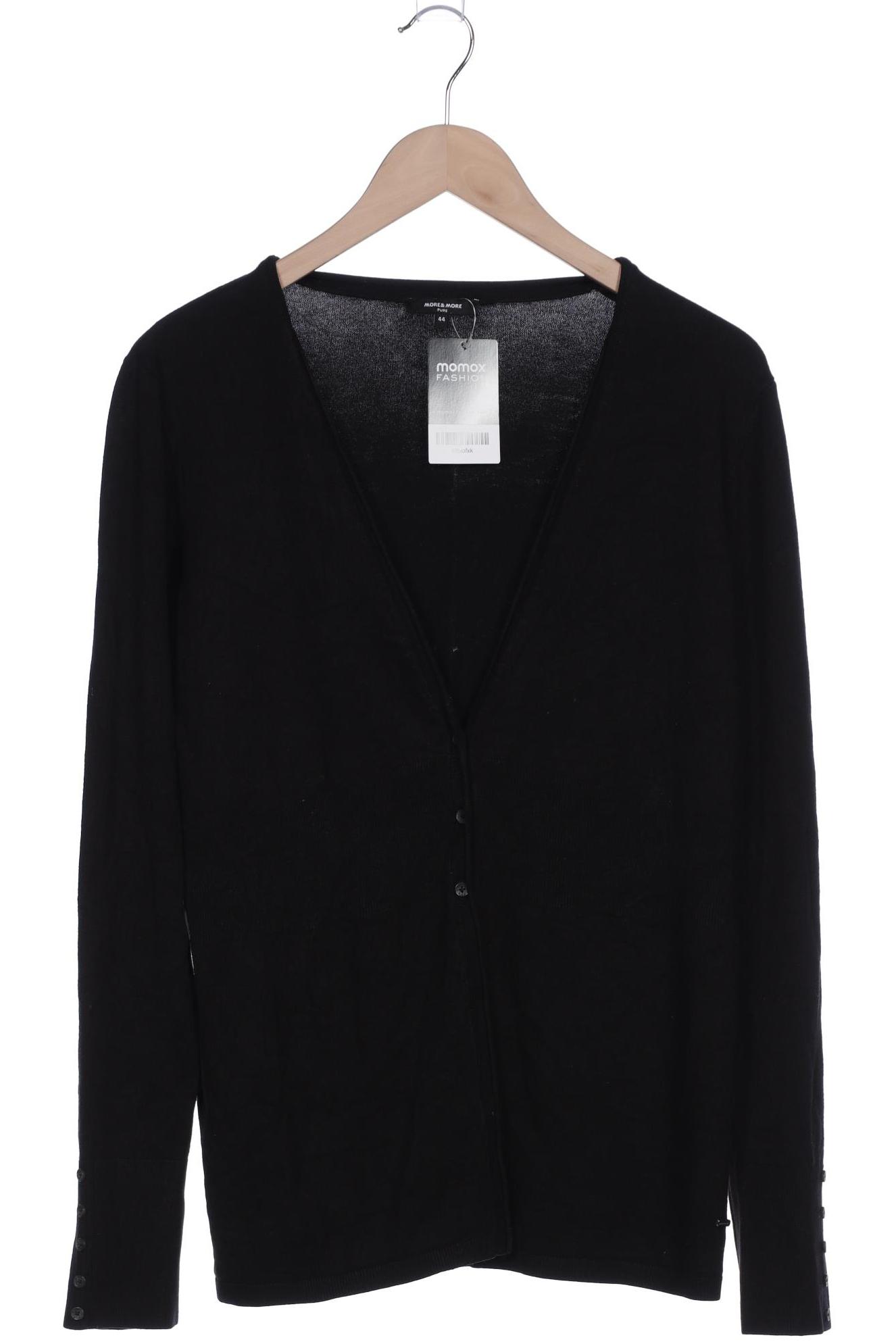

More & More Damen Strickjacke, schwarz, Gr. 44