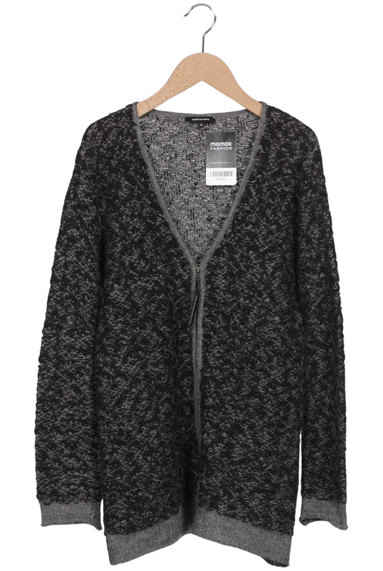 

More & More Damen Strickjacke, grau, Gr. 36