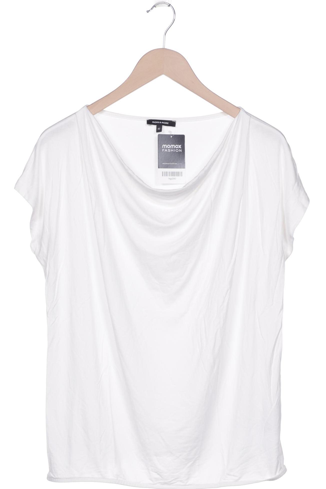 

More & More Damen T-Shirt, cremeweiß, Gr. 42