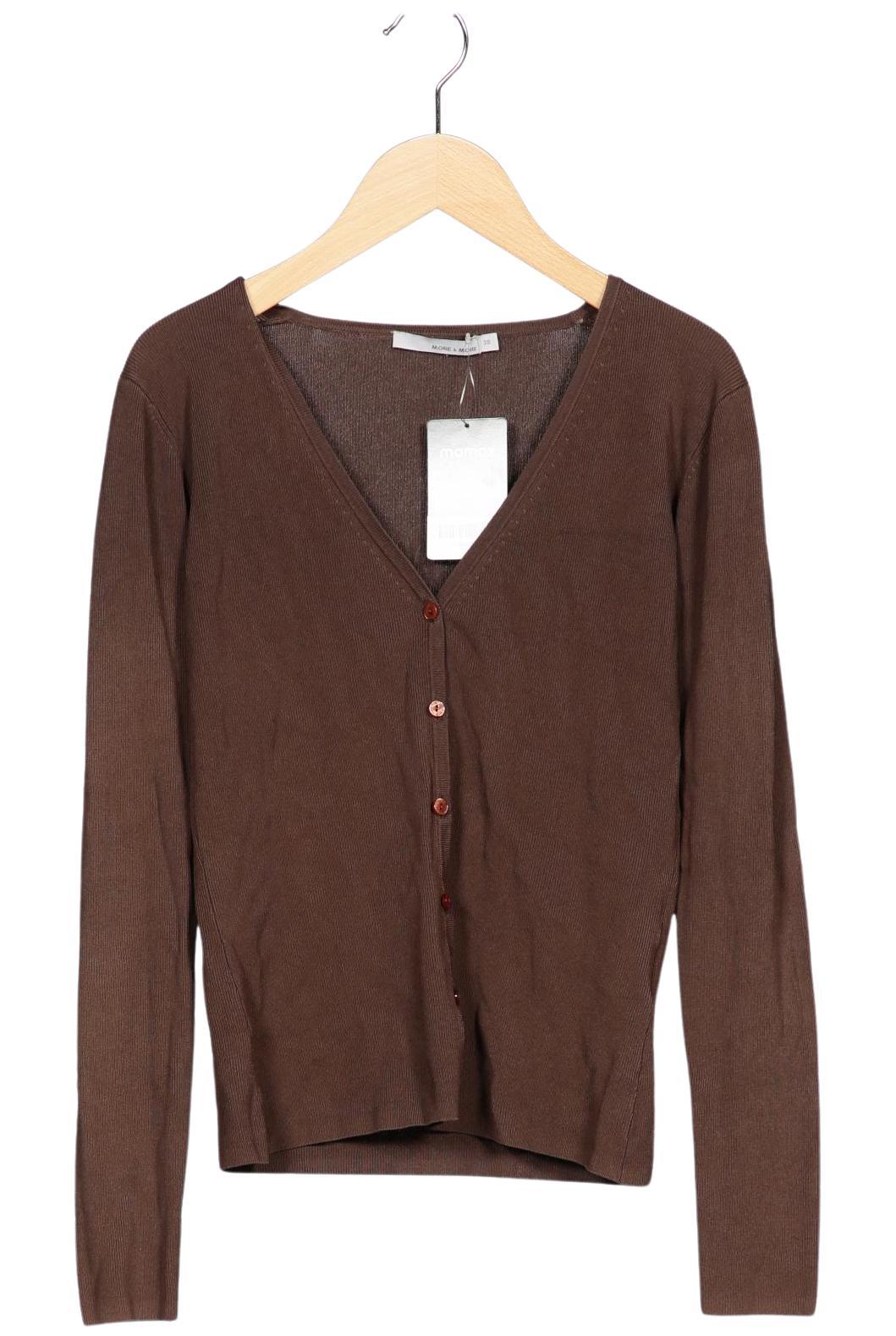 

More & More Damen Strickjacke, braun, Gr. 36