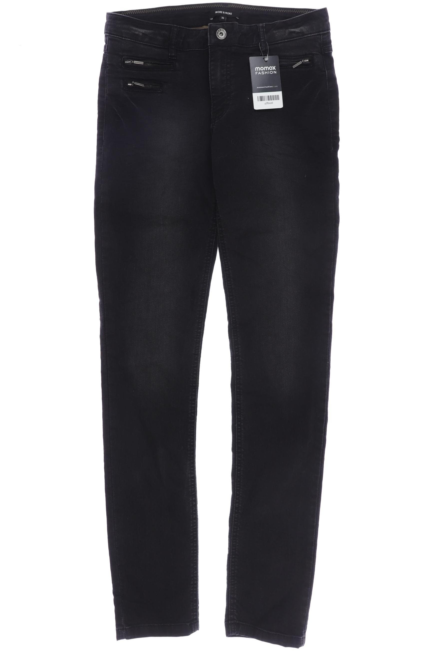 

More & More Damen Jeans, schwarz, Gr. 36