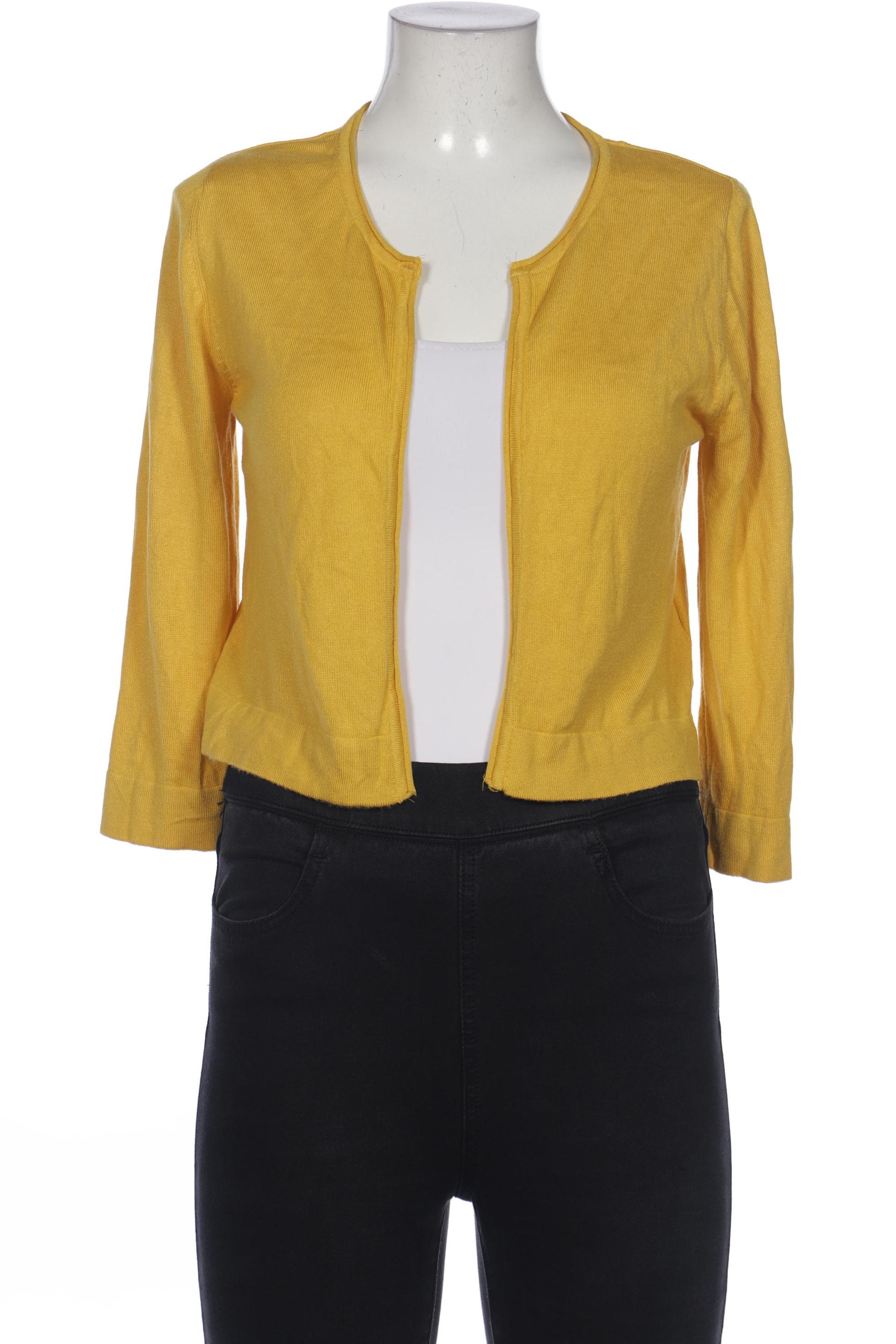 

More & More Damen Strickjacke, gelb, Gr. 36
