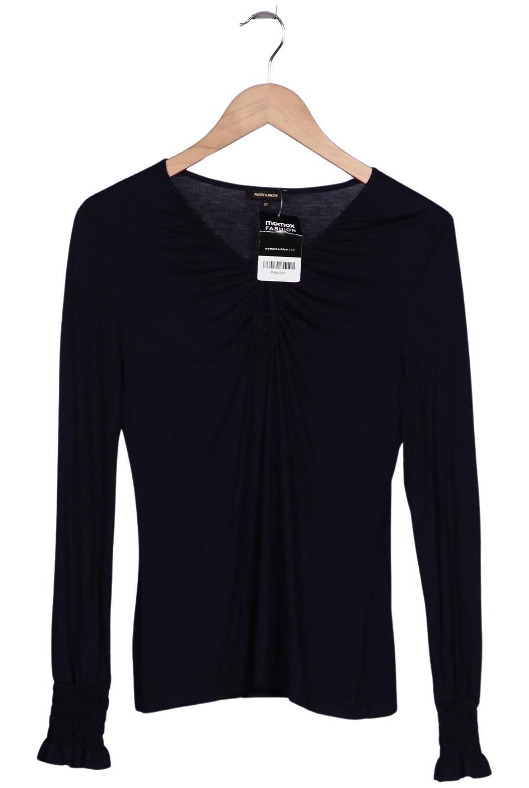 

More & More Damen Langarmshirt, marineblau, Gr. 34