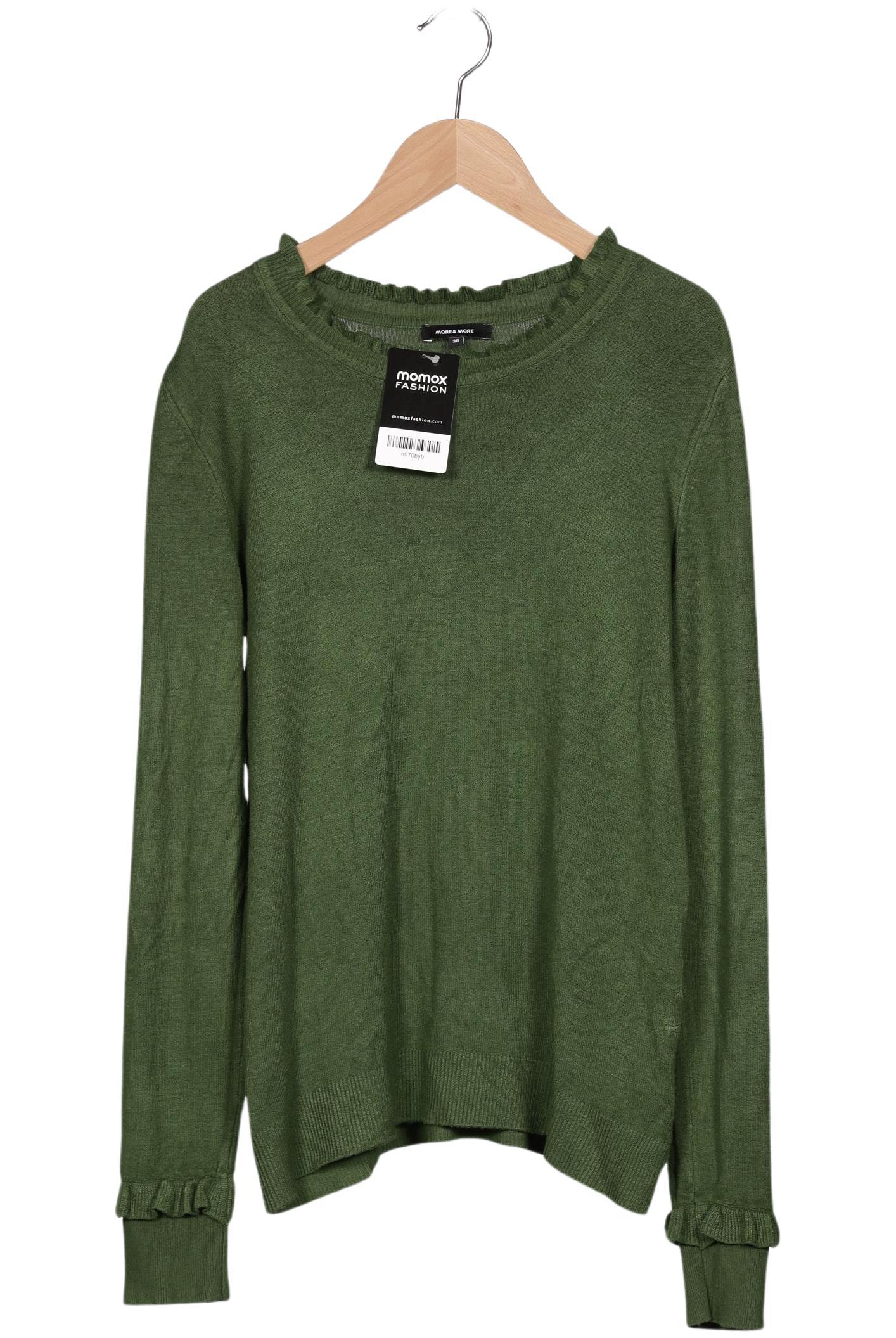 

More & More Damen Pullover, grün, Gr. 36