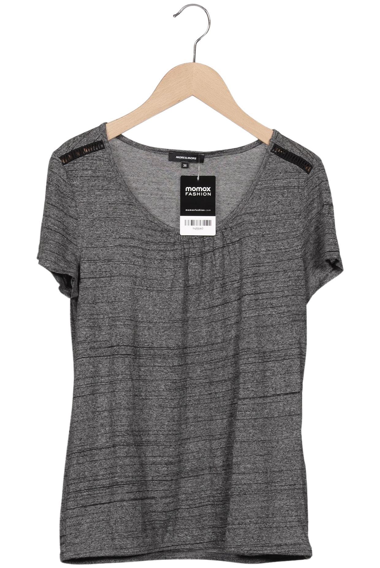 

More & More Damen T-Shirt, grau, Gr. 36