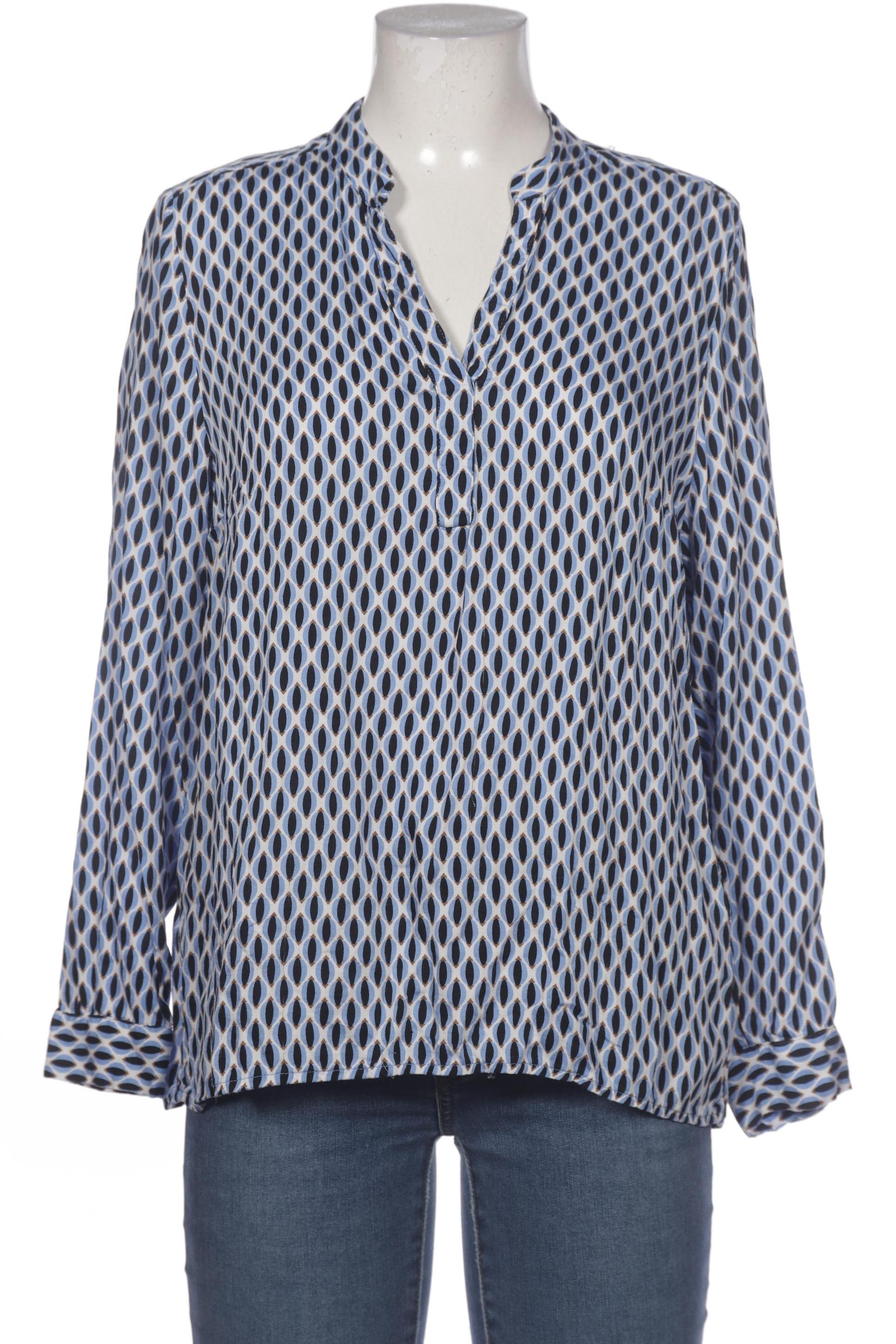 

More & More Damen Bluse, blau, Gr. 42