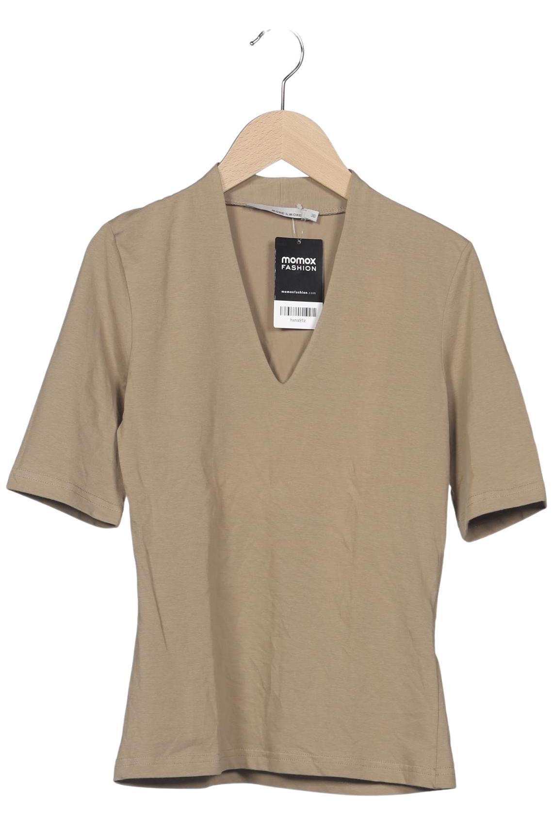 

More & More Damen T-Shirt, beige, Gr. 36