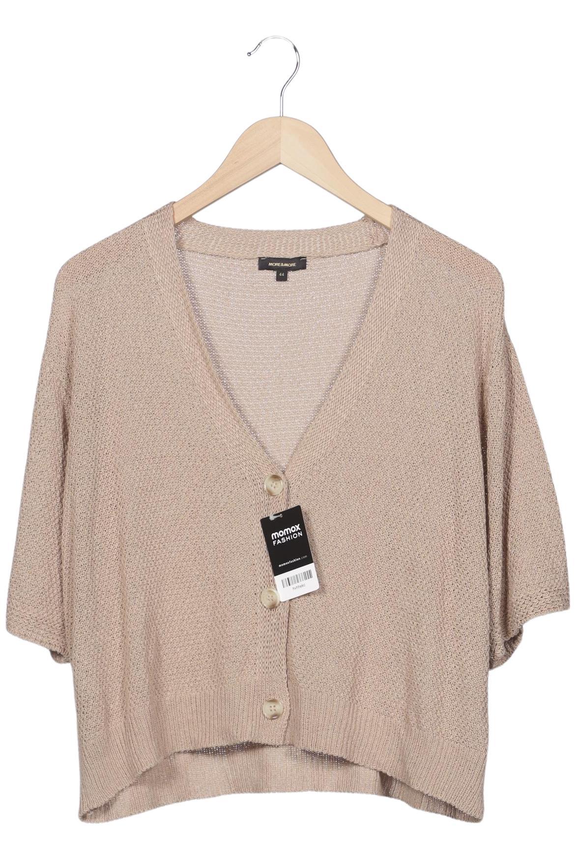 

More & More Damen Strickjacke, beige, Gr. 44