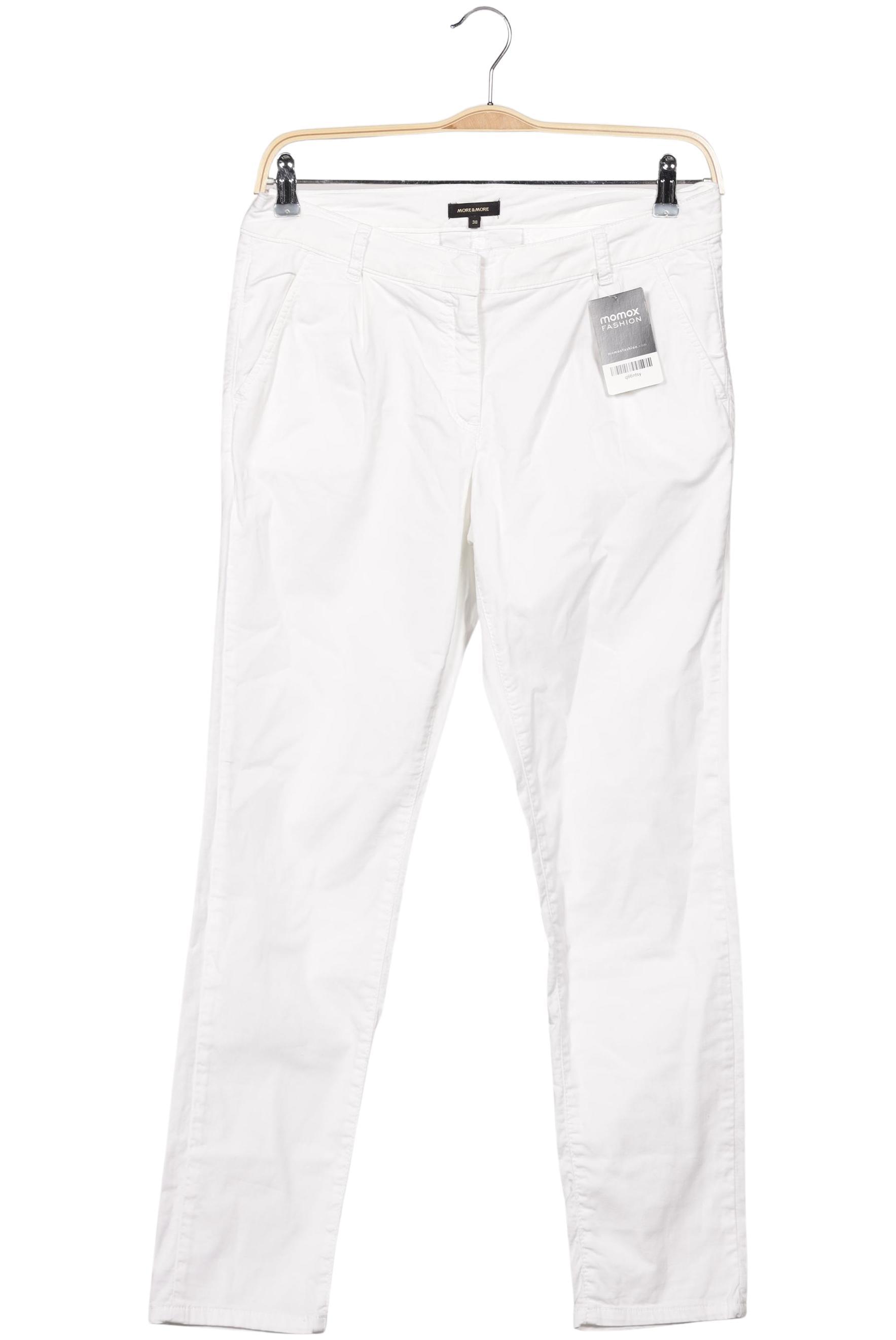 

More & More Damen Stoffhose, weiß, Gr. 38