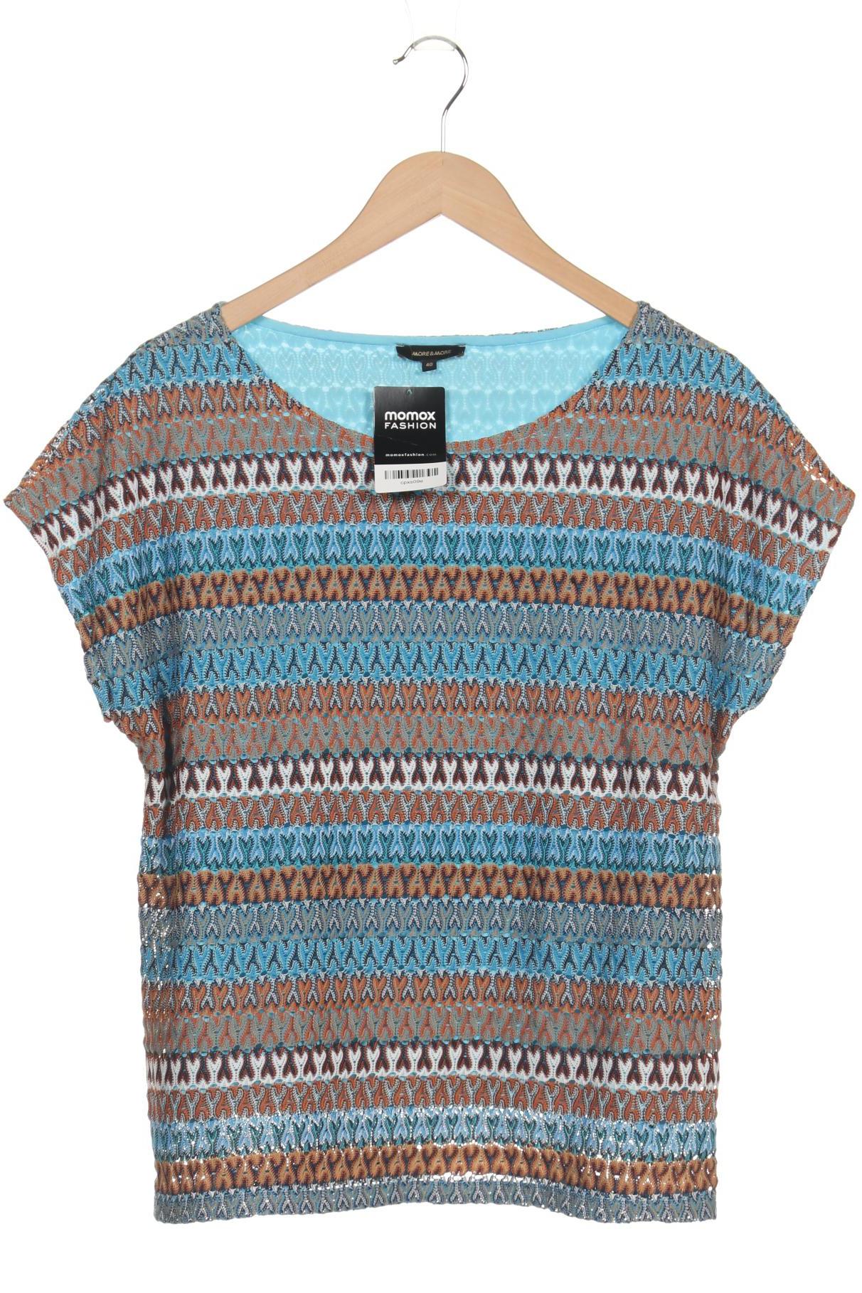 

More & More Damen T-Shirt, blau, Gr. 40