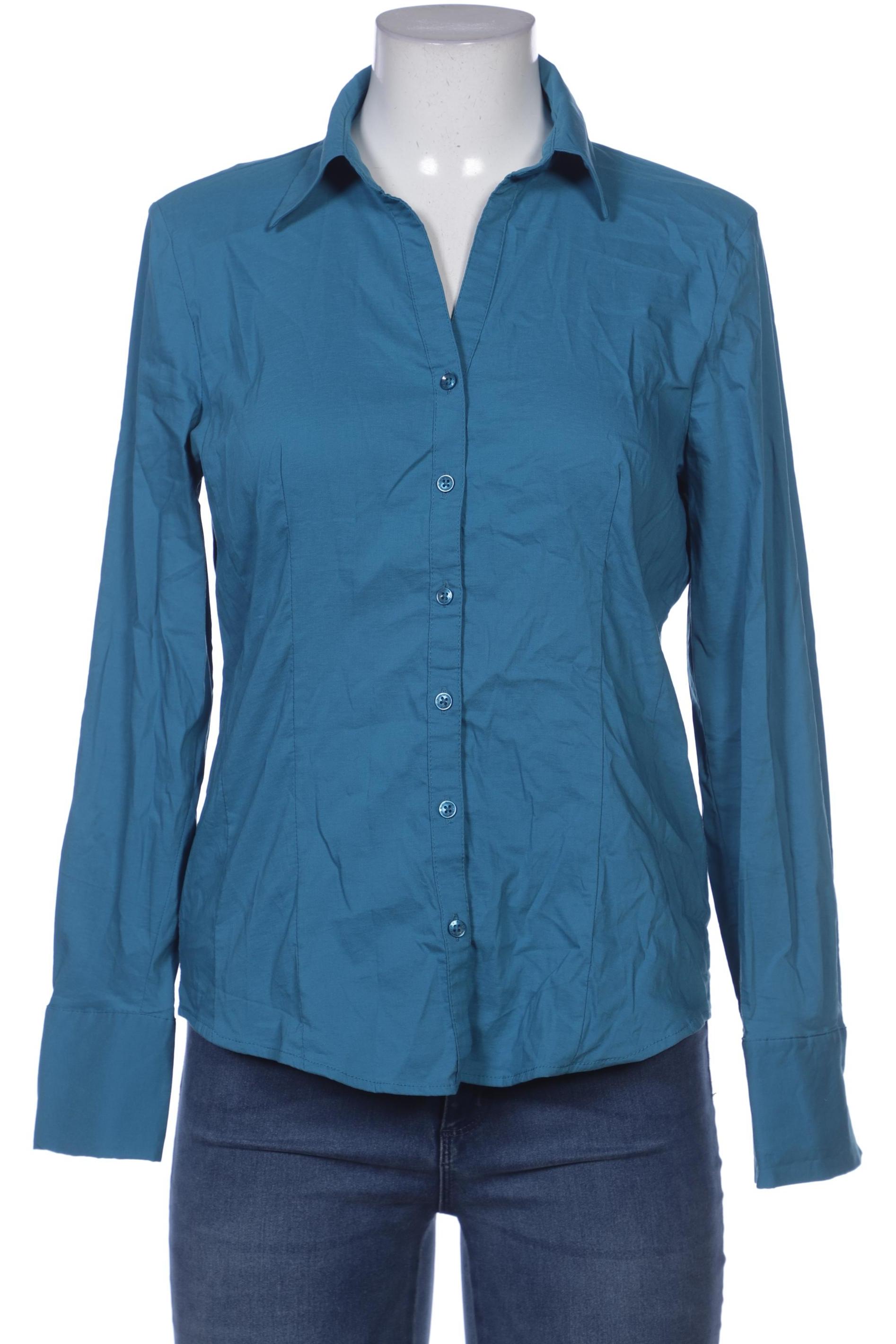 

More & More Damen Bluse, blau, Gr. 40