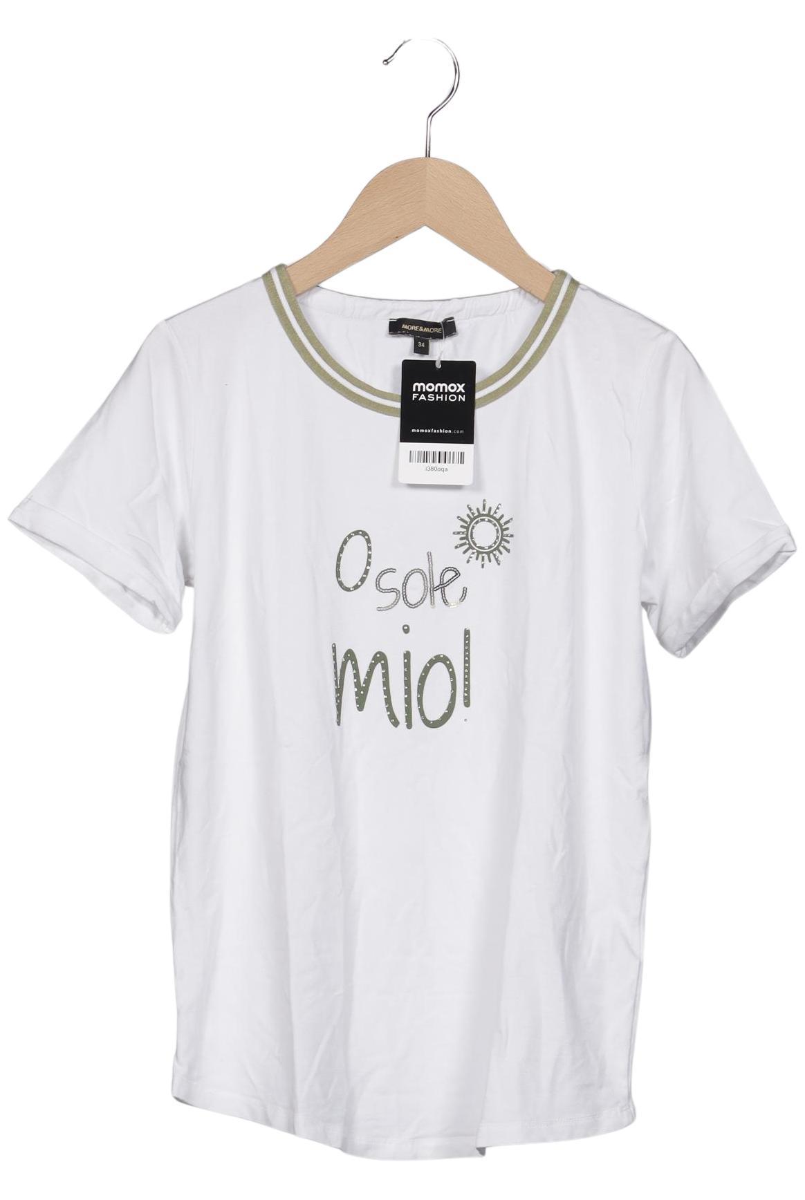 

More & More Damen T-Shirt, weiß, Gr. 34