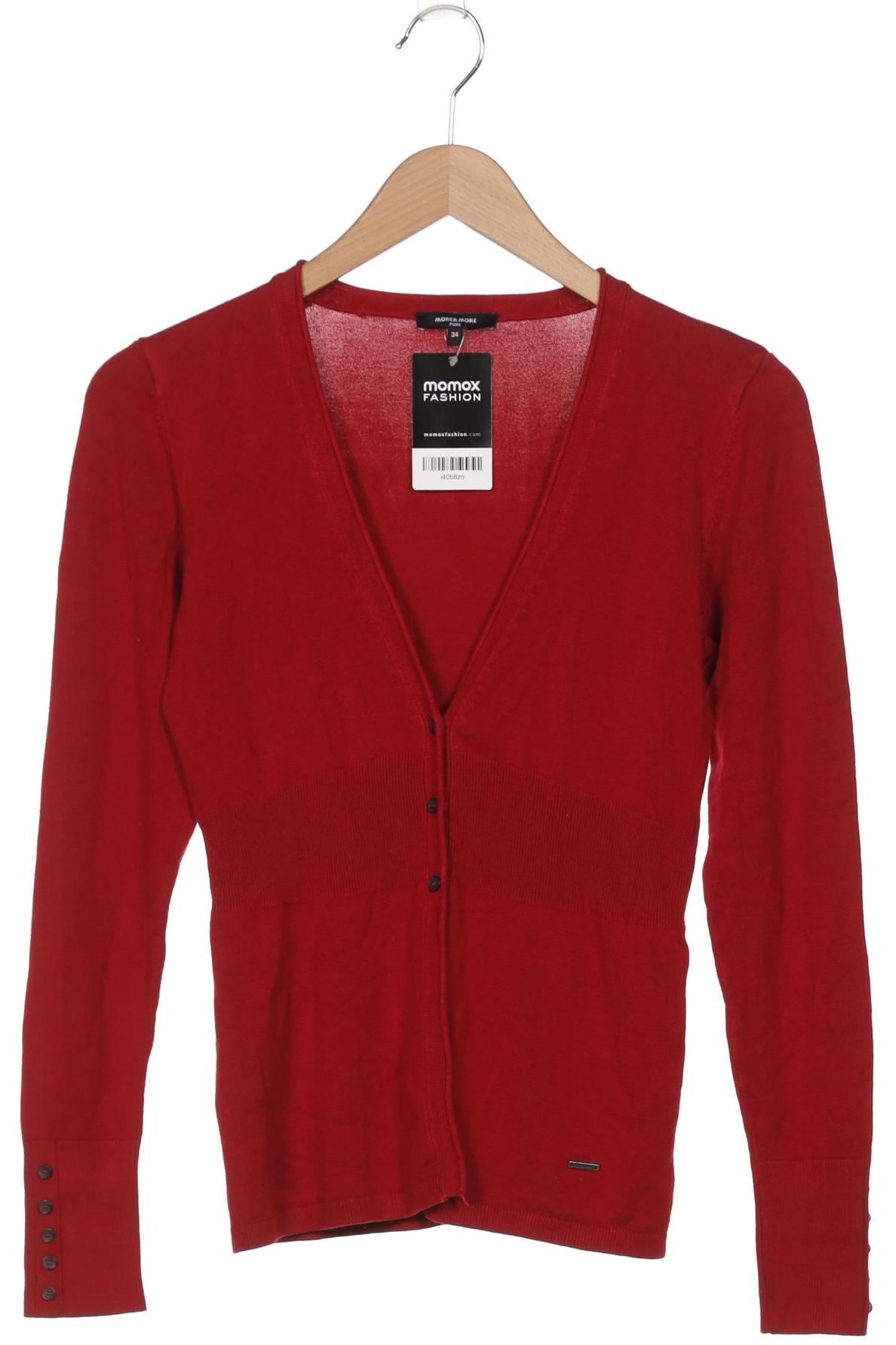 

More & More Damen Strickjacke, rot, Gr. 34